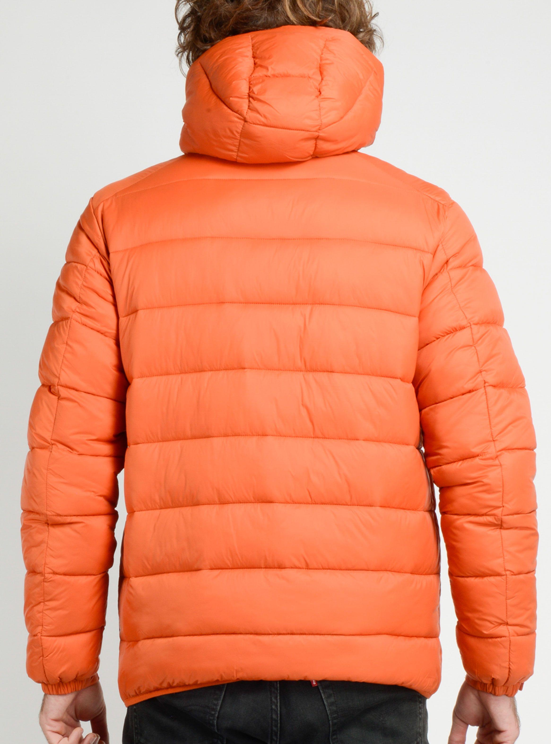 Parka  Corte Regular Naranjo-1