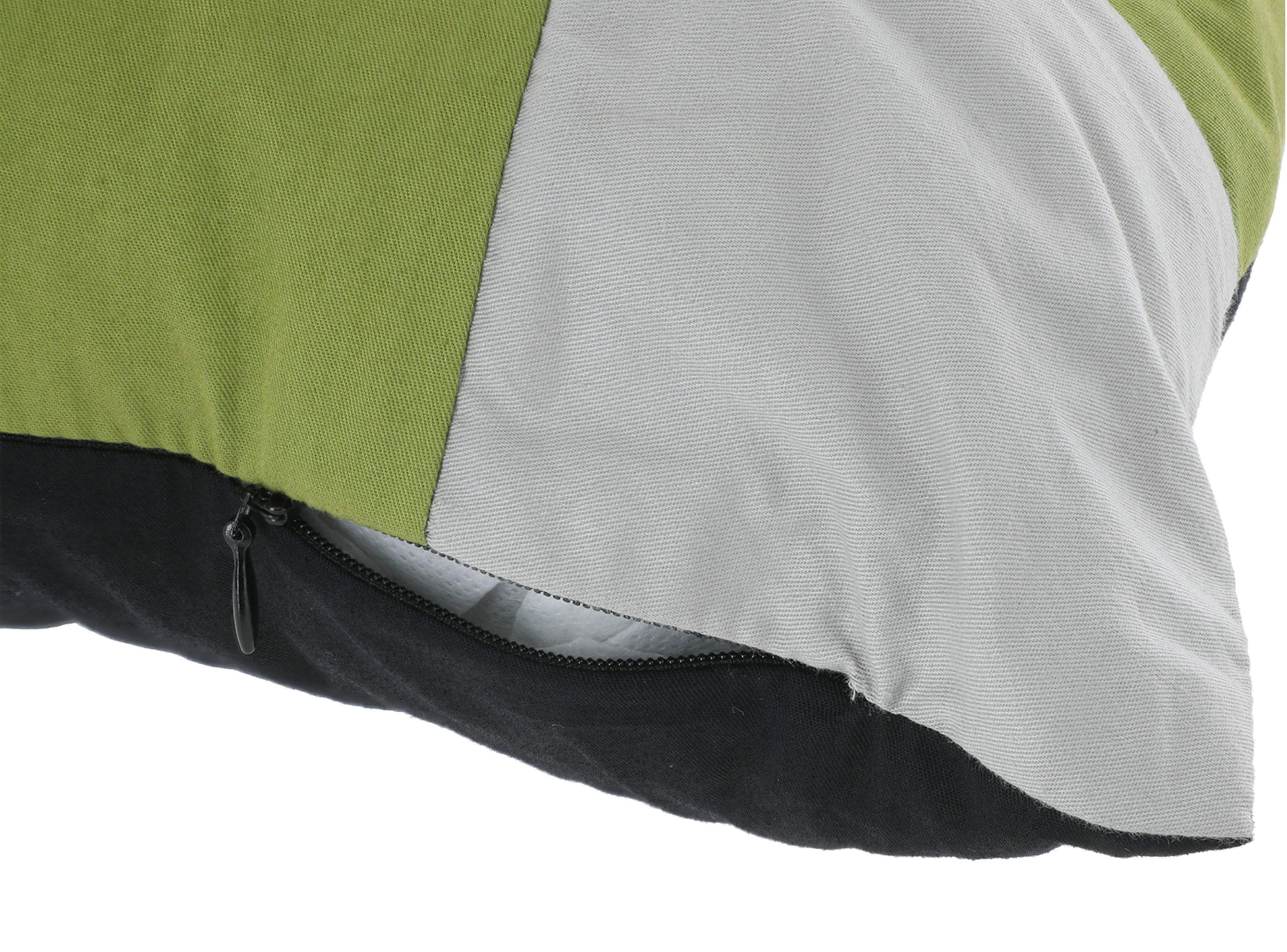 Cojín Sueño Blanco Geometrica Frías 45 x 45 cm Negro-1