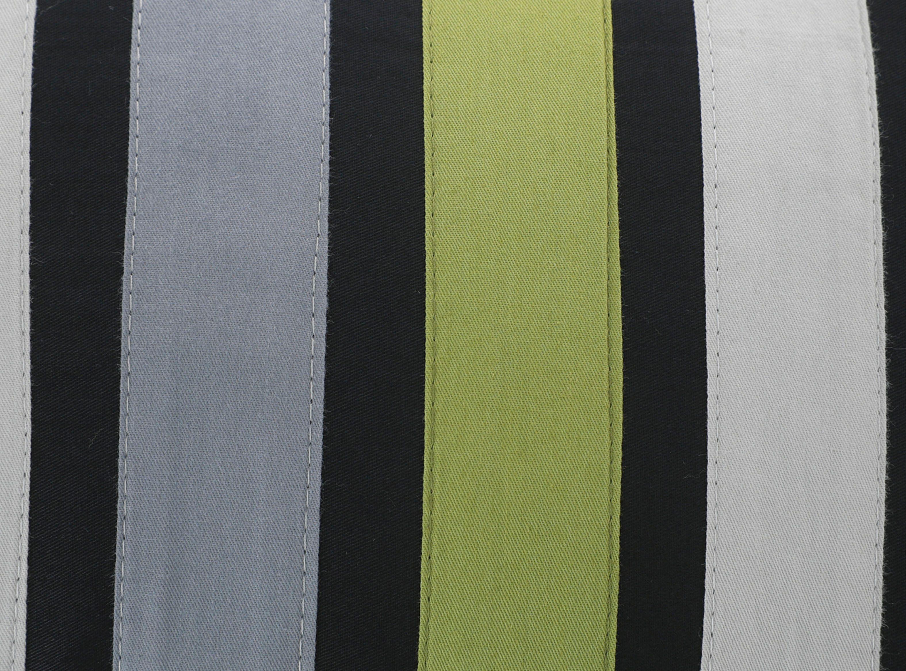 Cojín Sueño Blanco Geometrica Frías 45 x 45 cm Negro-2