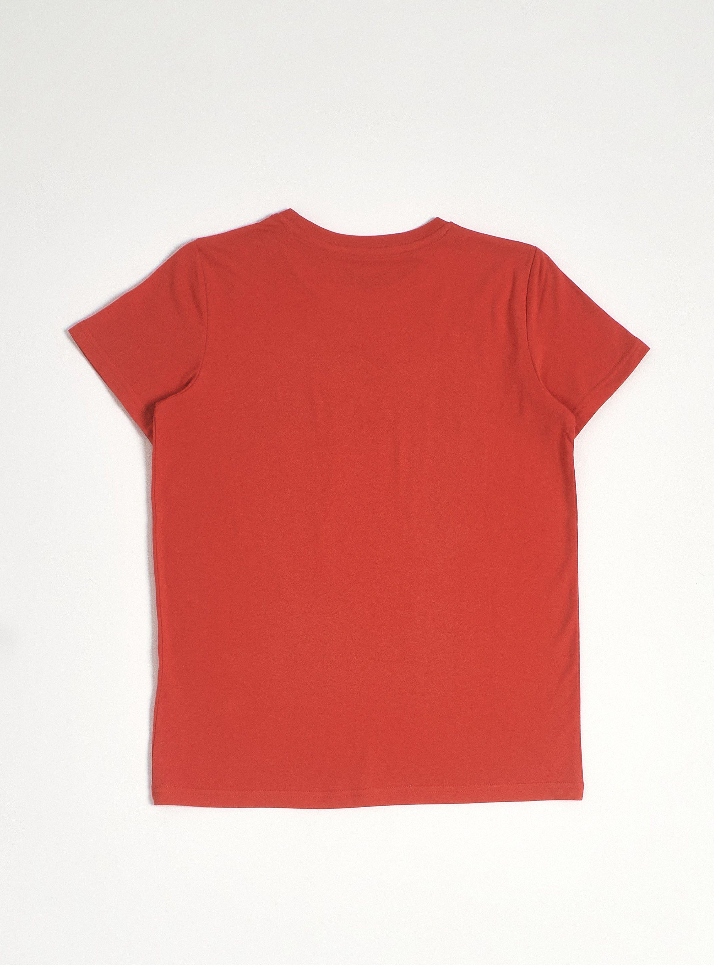 Polera Diseño con Proceso de Colorido Desgastado-1