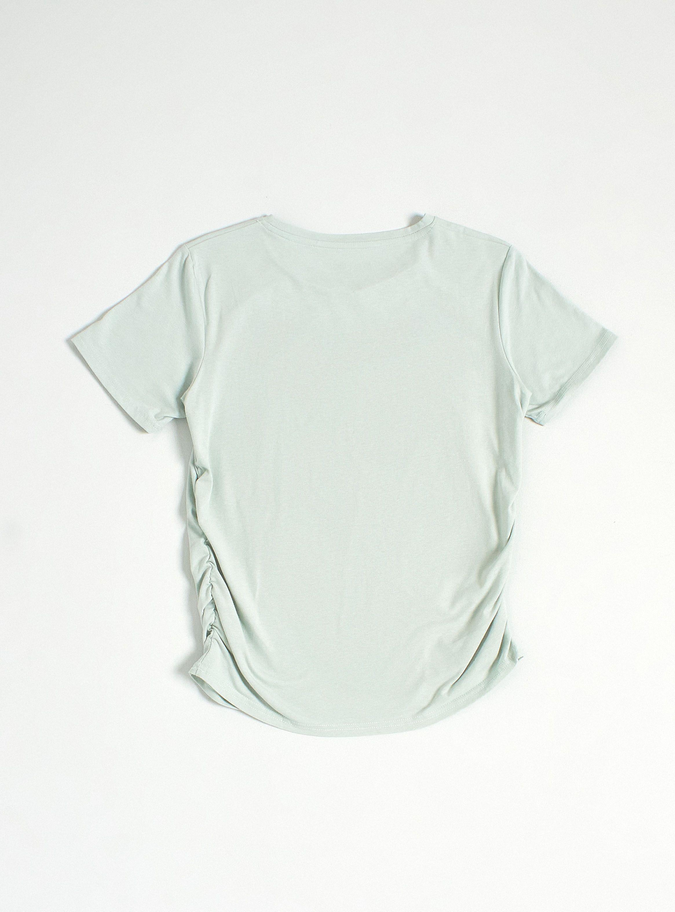 Polera con Diseño Fruncido en Costados-1