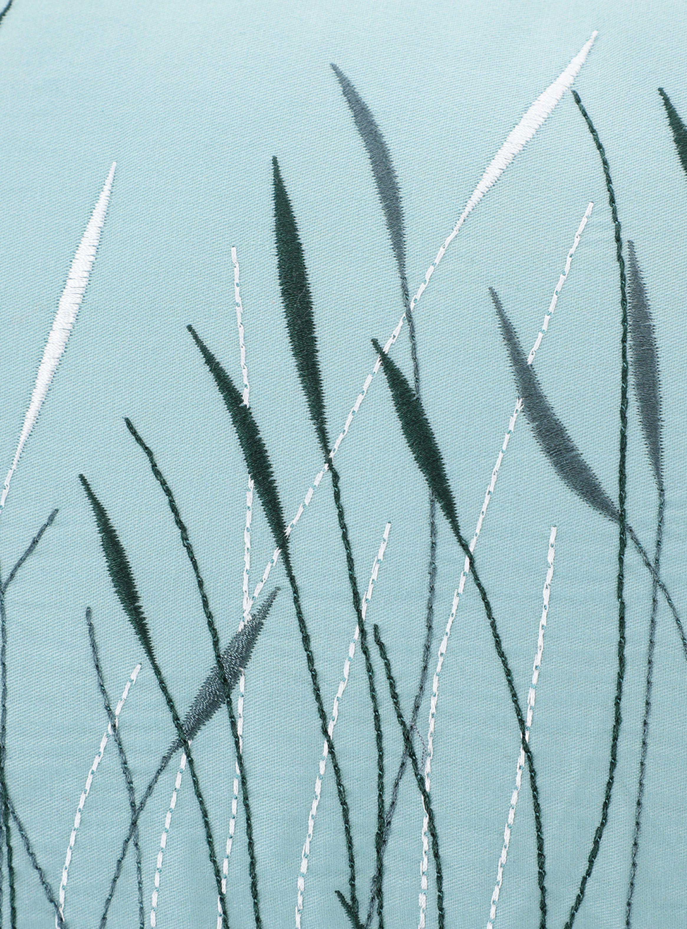 Cojín Borderio 30 x 50 cm Verde Agua-2