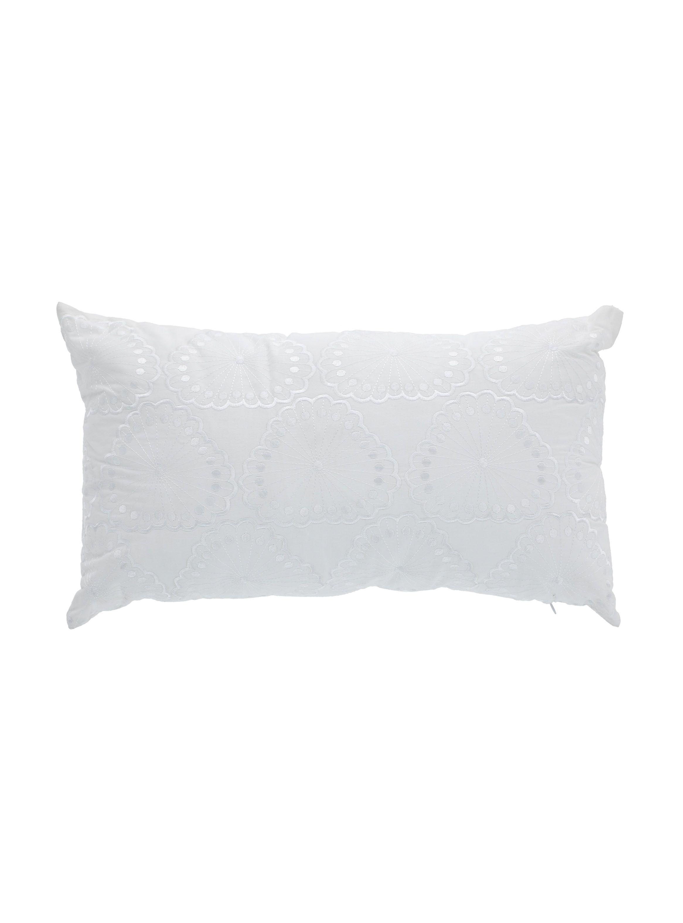 Cojín Sueño Blanco Viena Bordado Imperial 30 x 50 cm Blanco-0