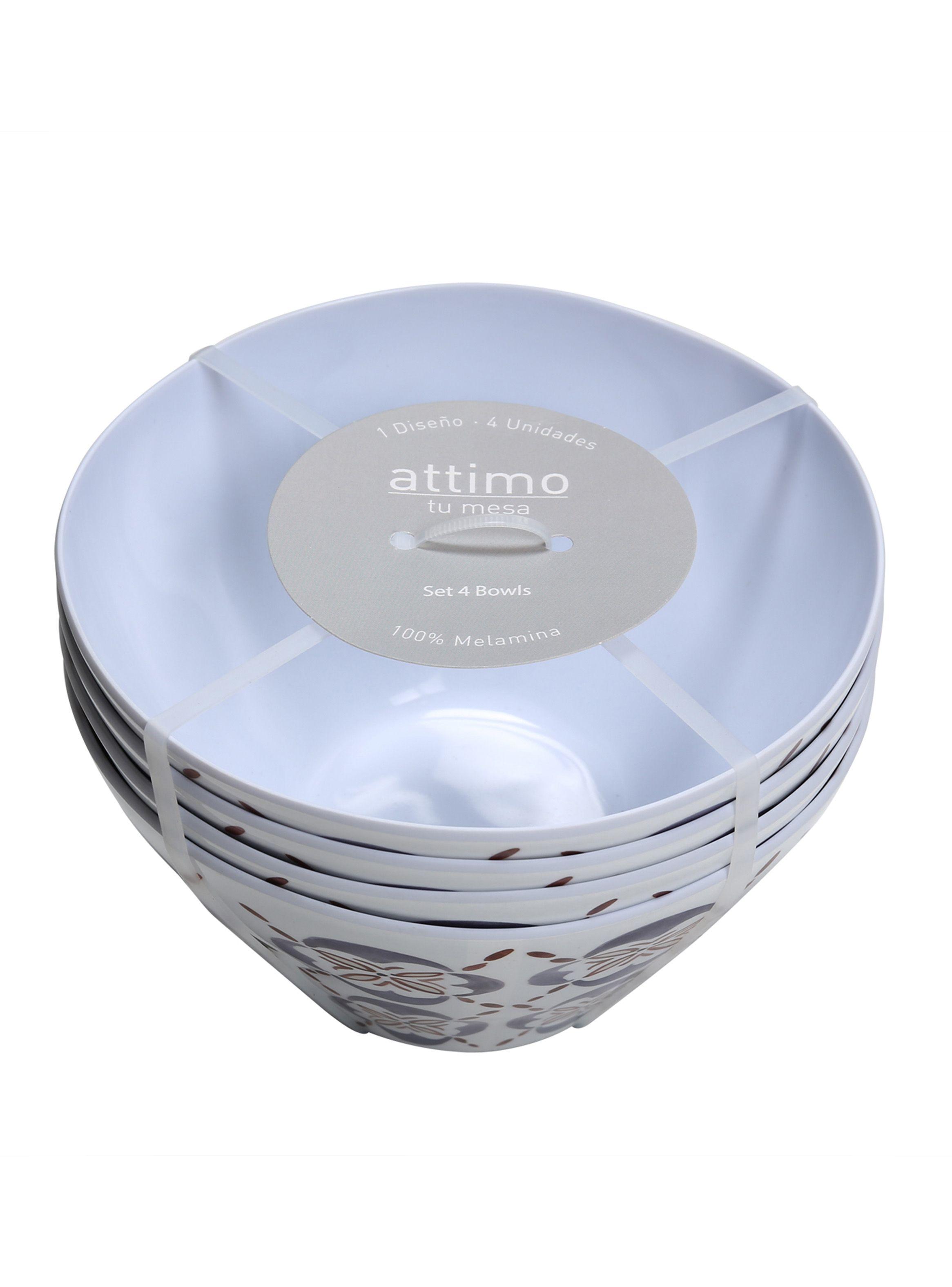 Set 4 Bowls Melamina Marruecos 15 cm-3