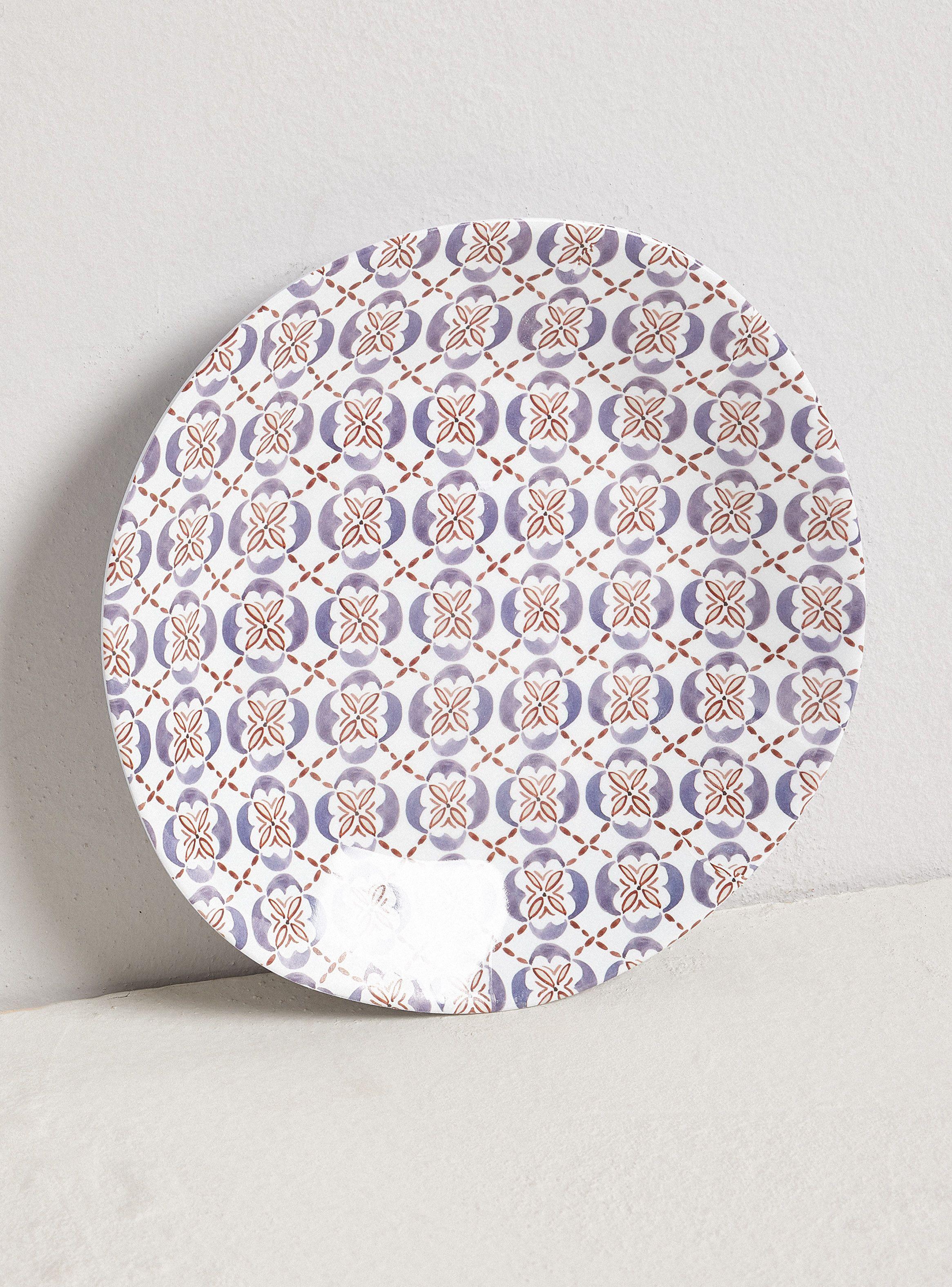 Set 4 Platos Laterales Melamina Marruecos-4