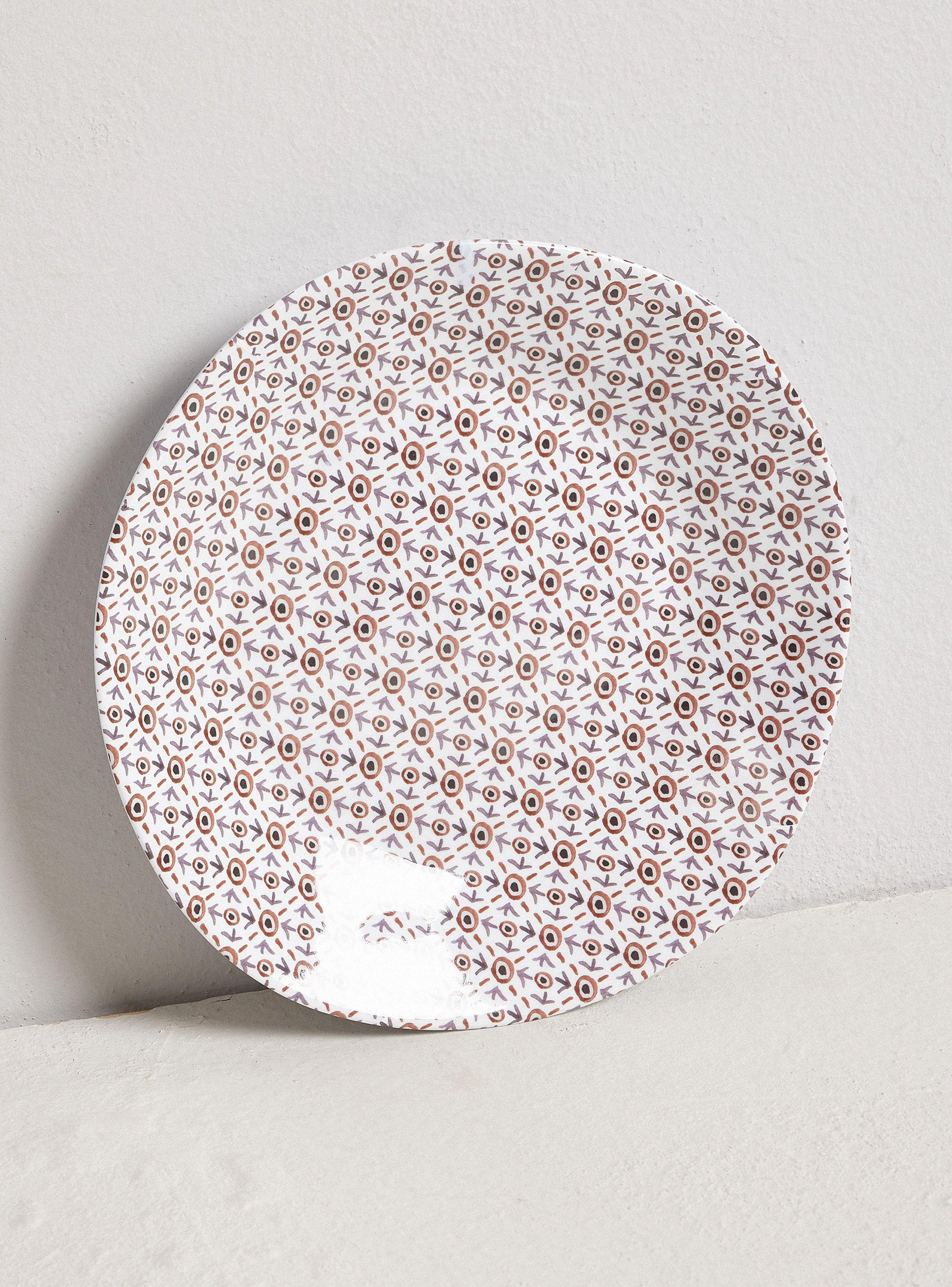 Set 4 Platos Laterales Melamina Marruecos-3