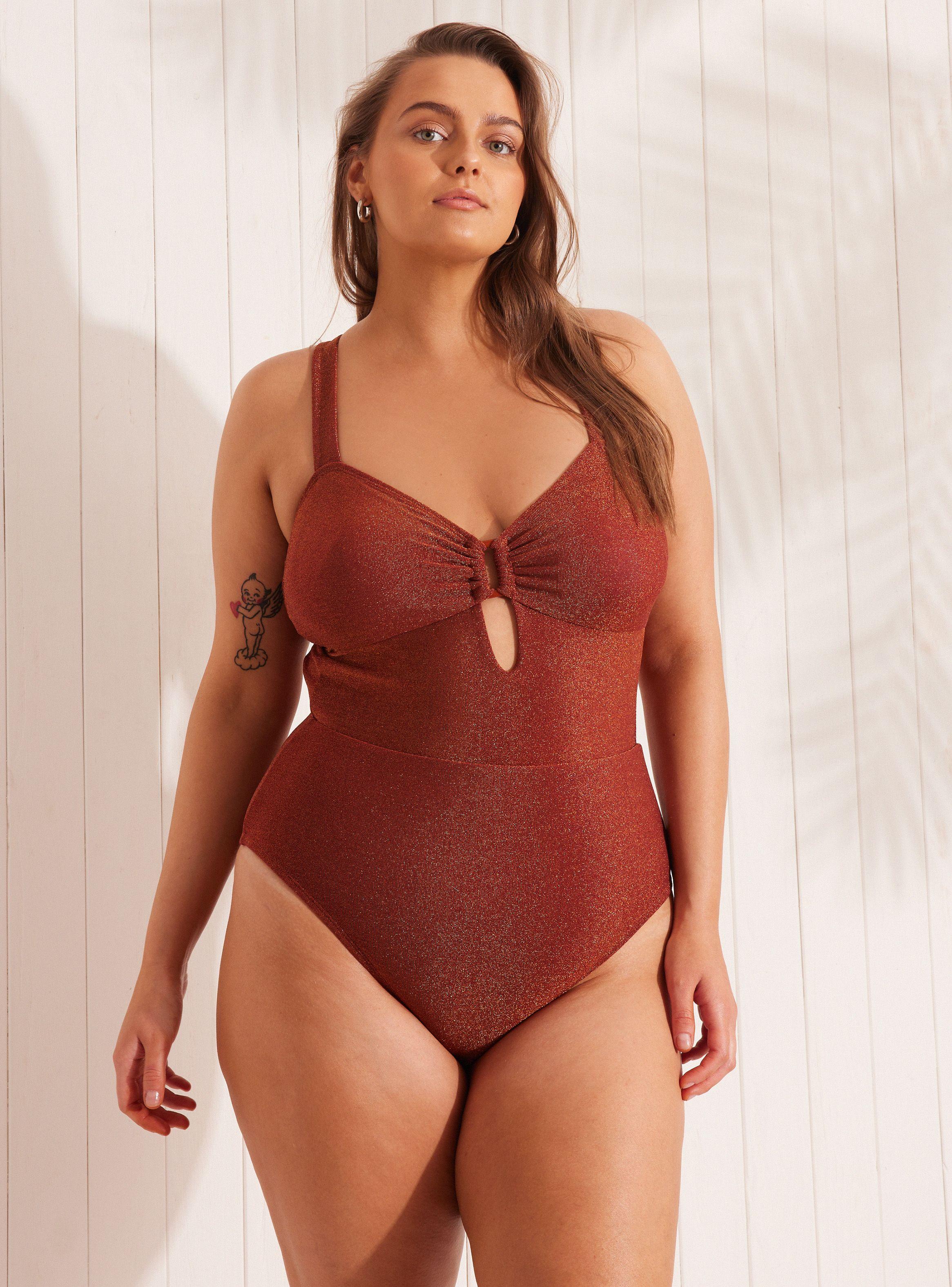 Traje de Baño Lurex y Espalda Abierta-6