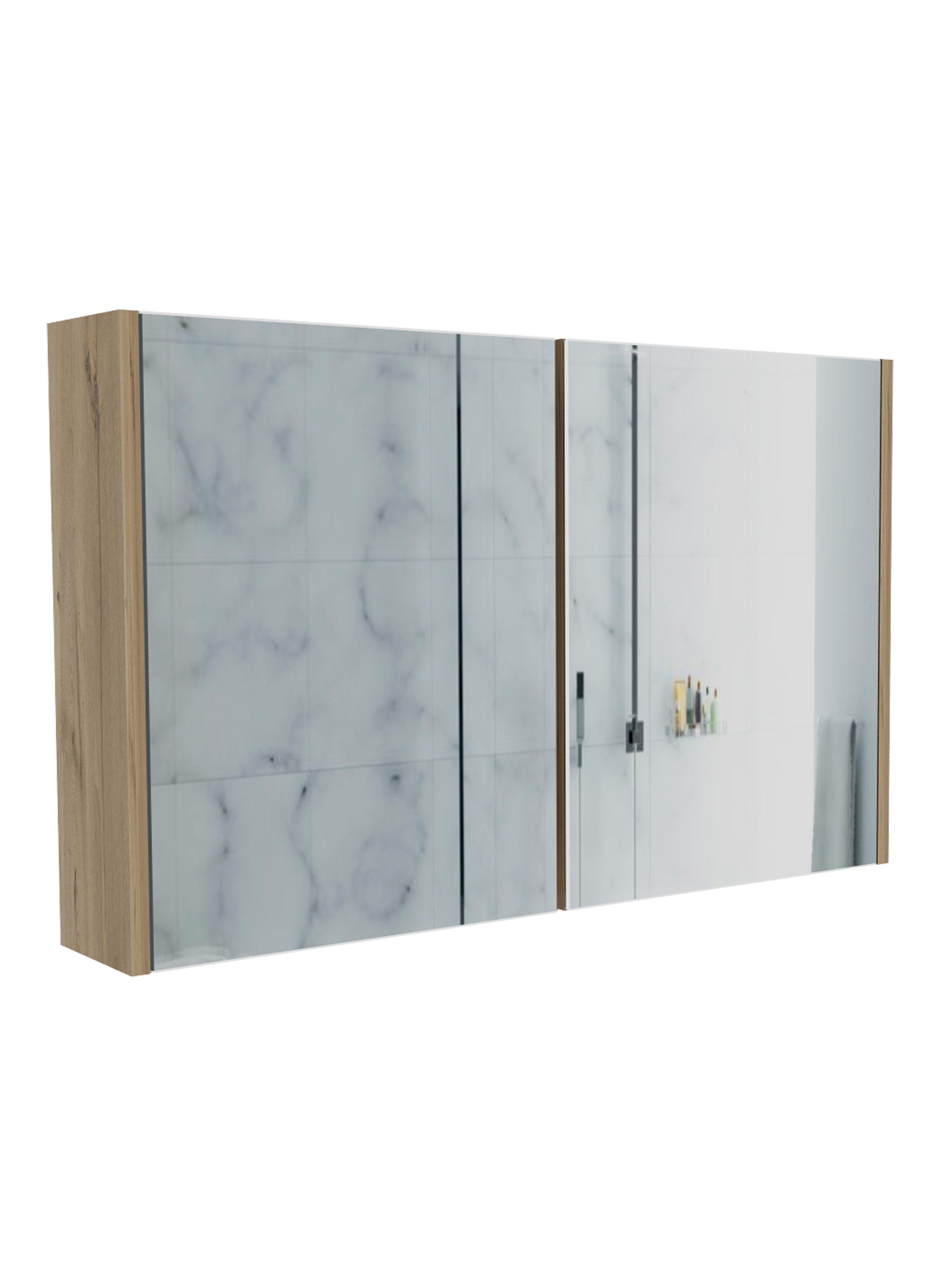 Botiquín + Mueble Lavamanos Flotante Khari 80-1