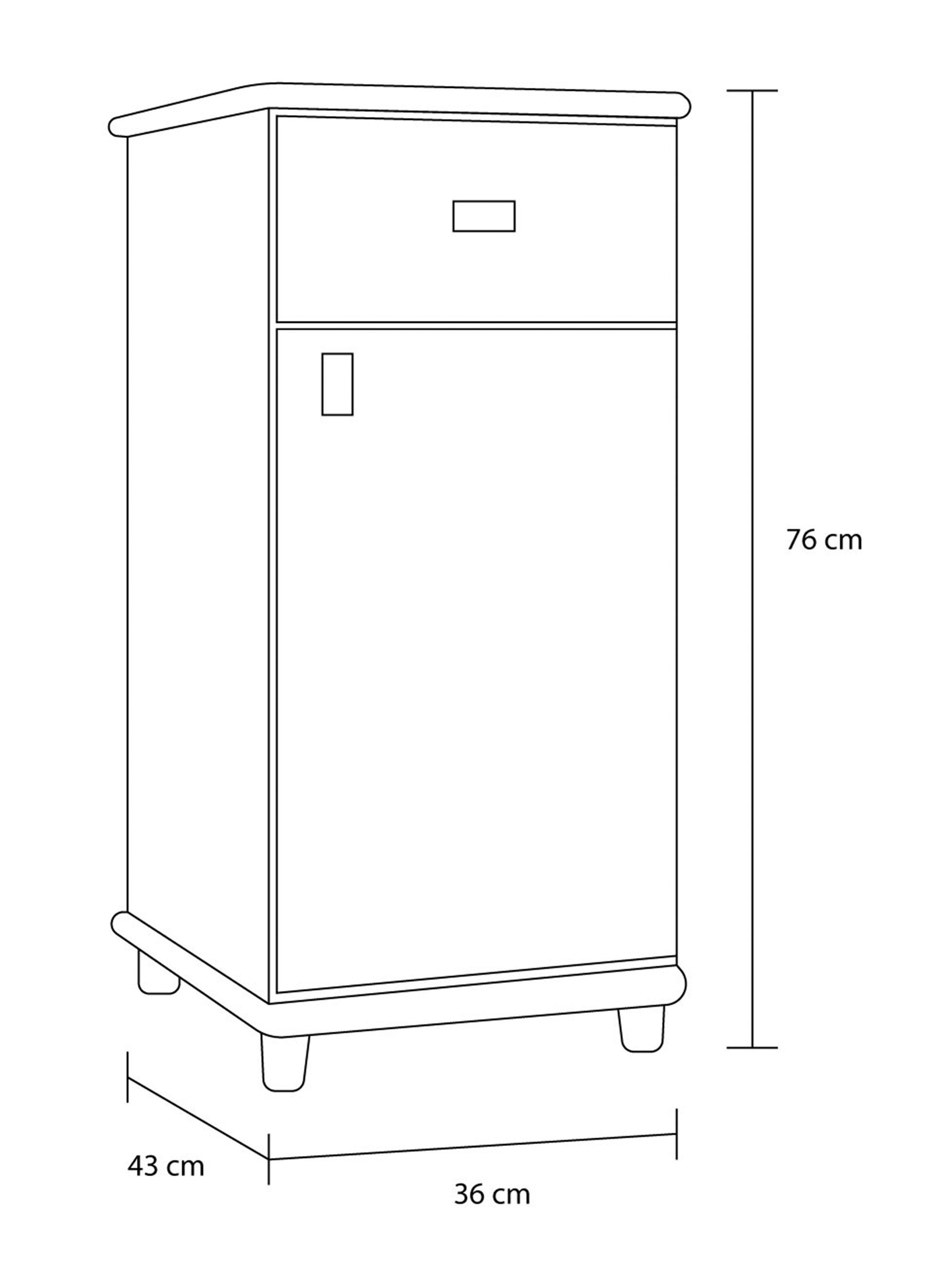 Mueble para Bidon con Puerta Kala-1