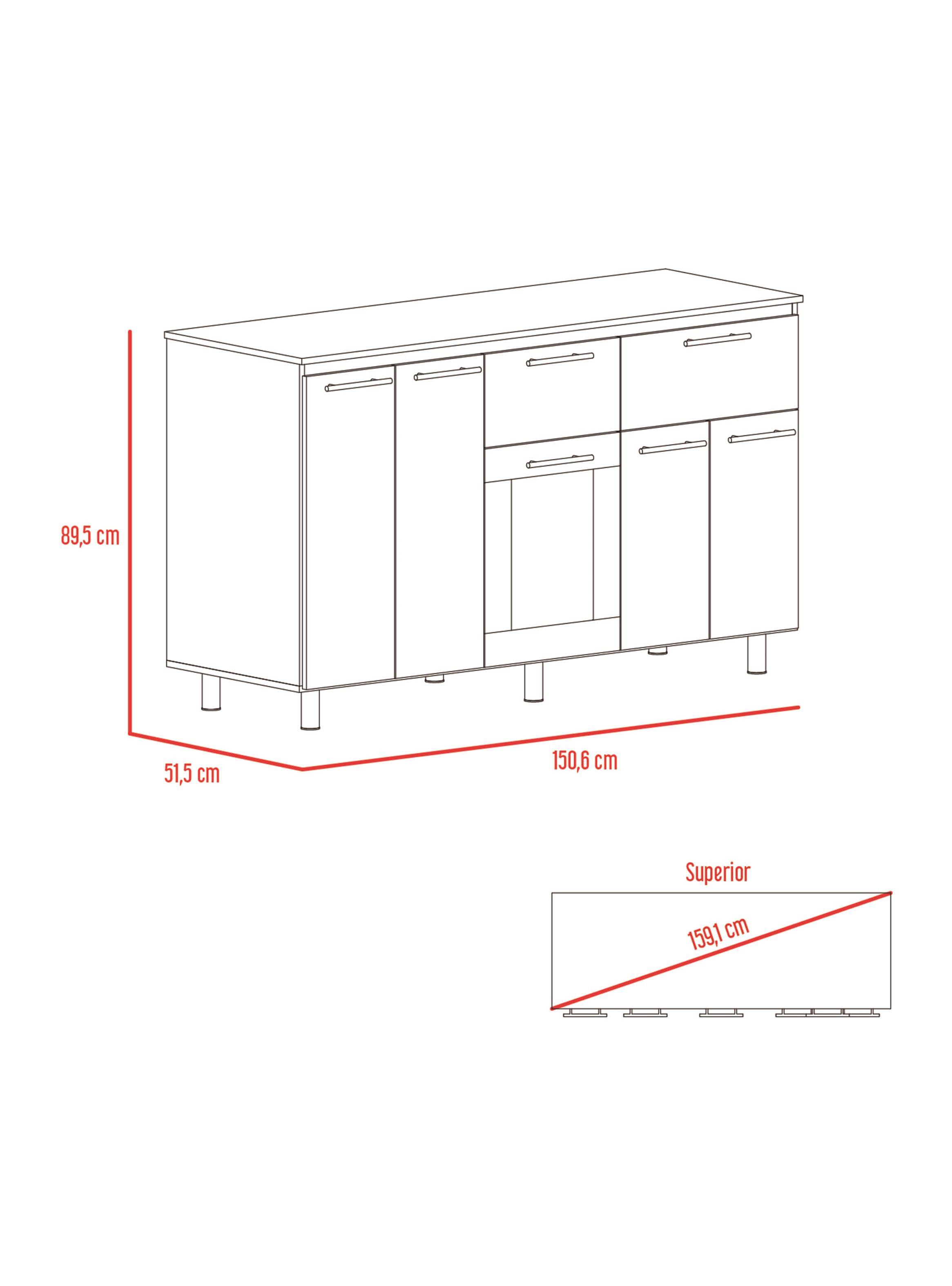 Módulo Inferior + Módulo Superior 150 cm-2