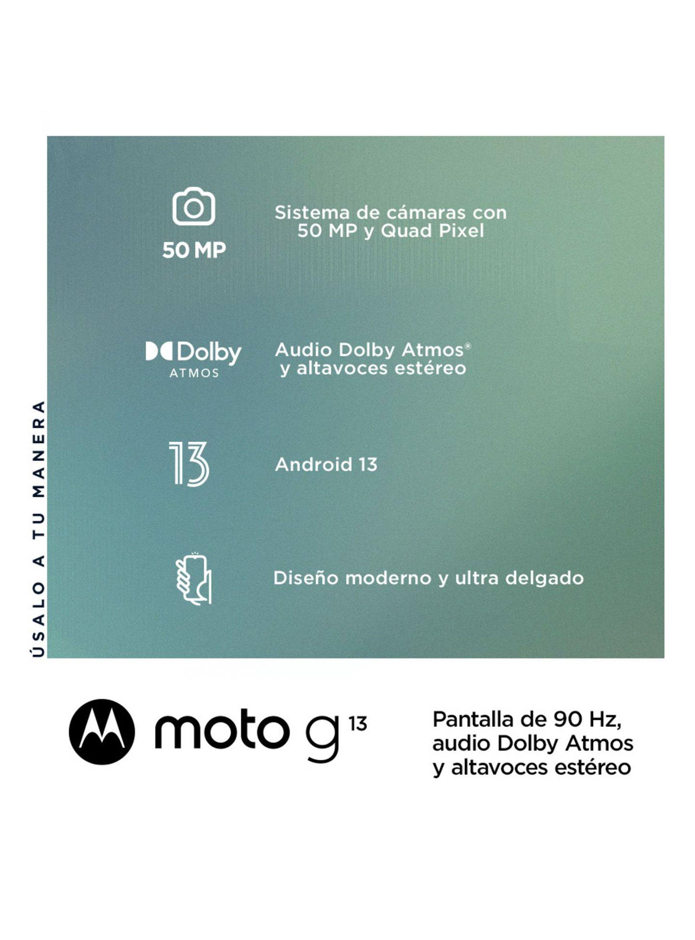 Smartphone Moto G13 128GB 6.5" Gris Oxford Movistar-4