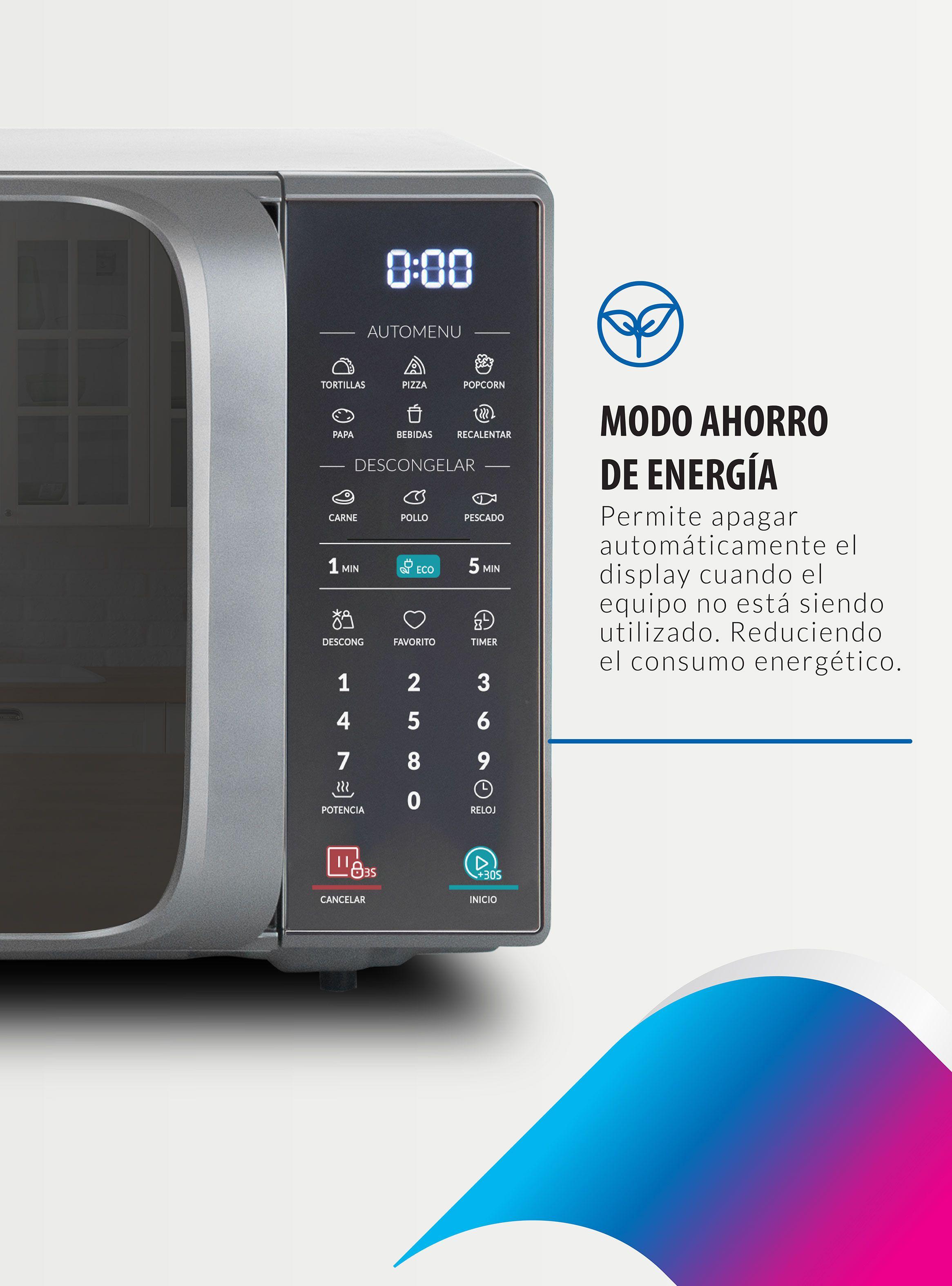 Microondas Digital 20 Litros Espejado D120DS-3