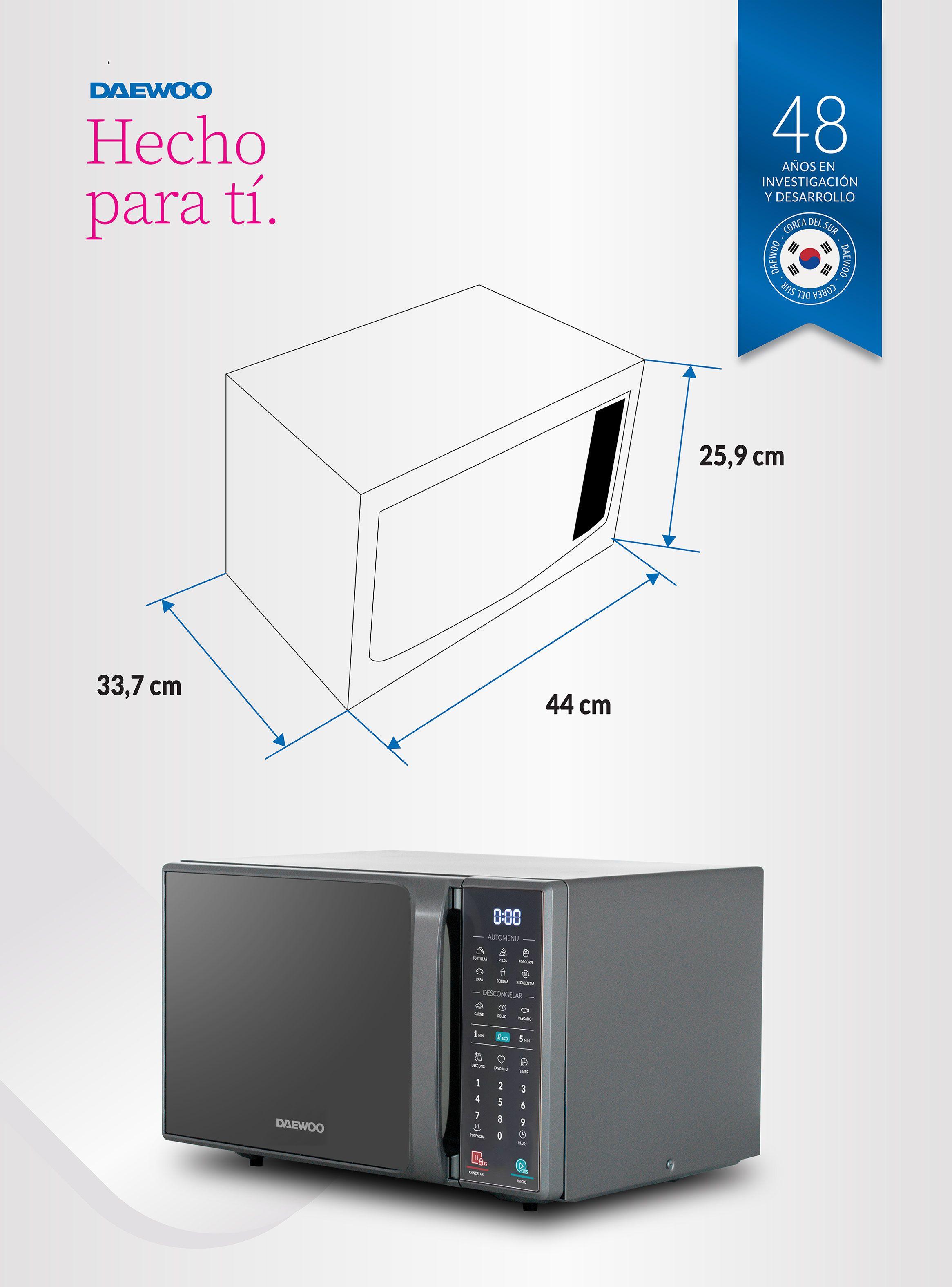 Microondas Digital 20 Litros Espejado D120DS-1