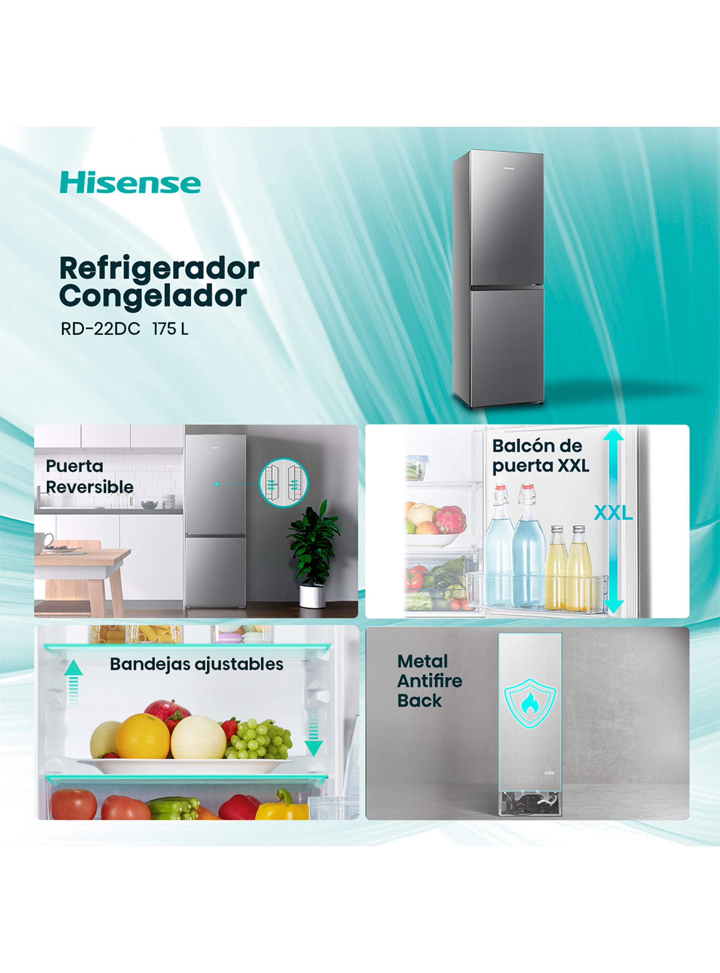 Refrigerador Bottom Freezer Frío Directo 175 Litros RD-22DC-6