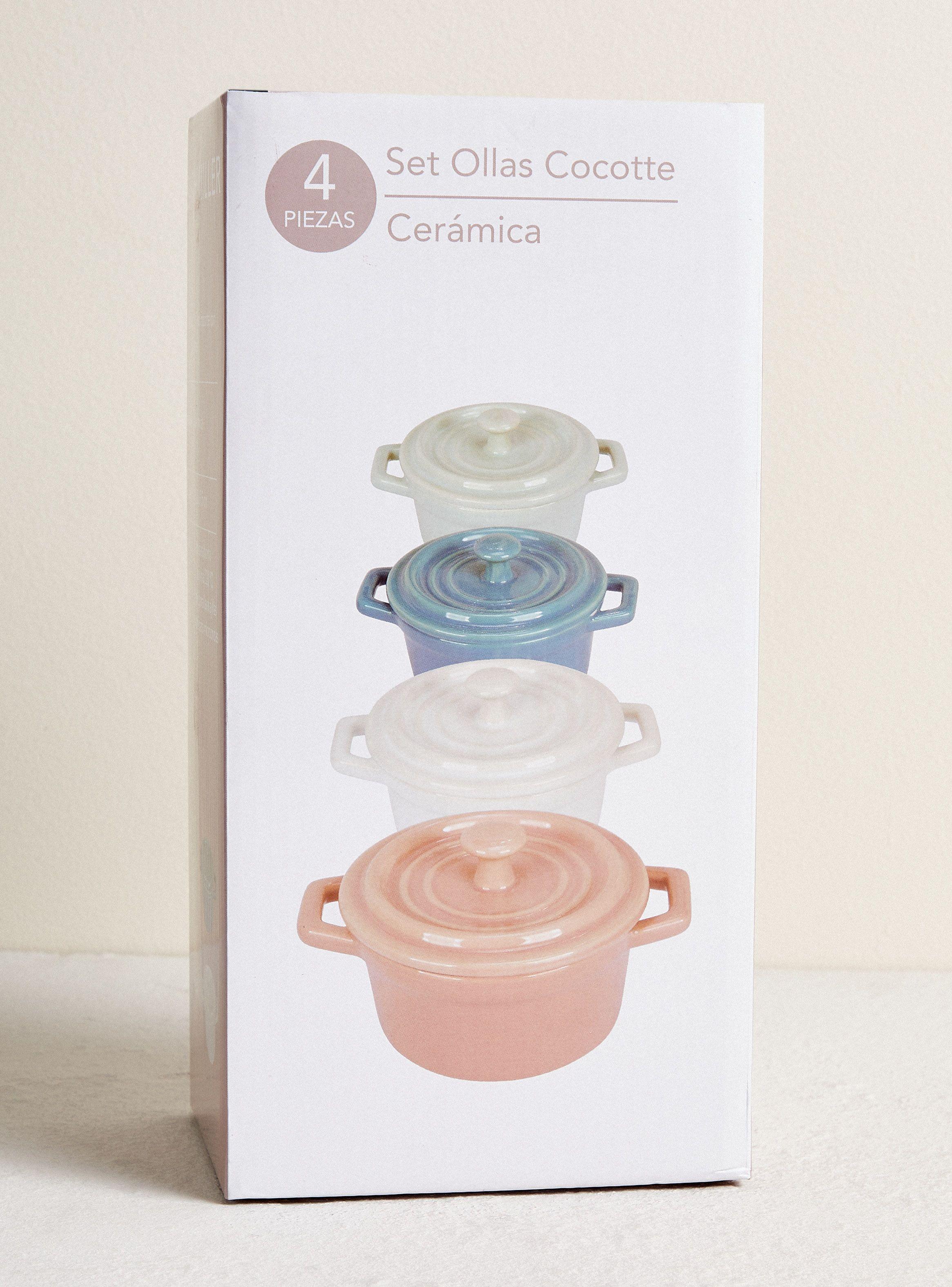 Set 4 Ollas Cerámica 13 cm-3