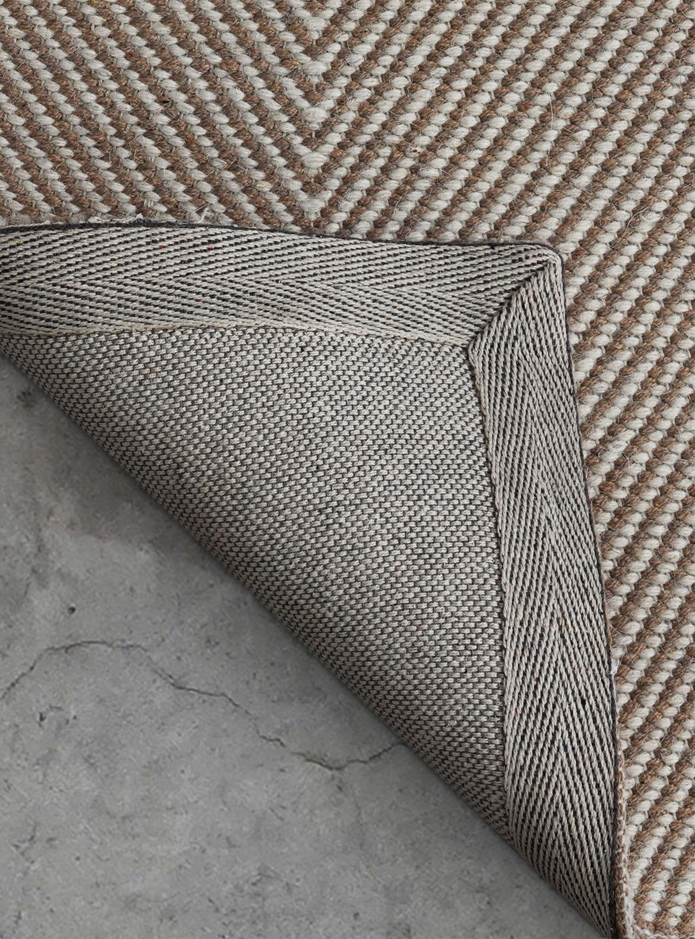 Alfombra Lana 170x240 cm Espiga Beige-2