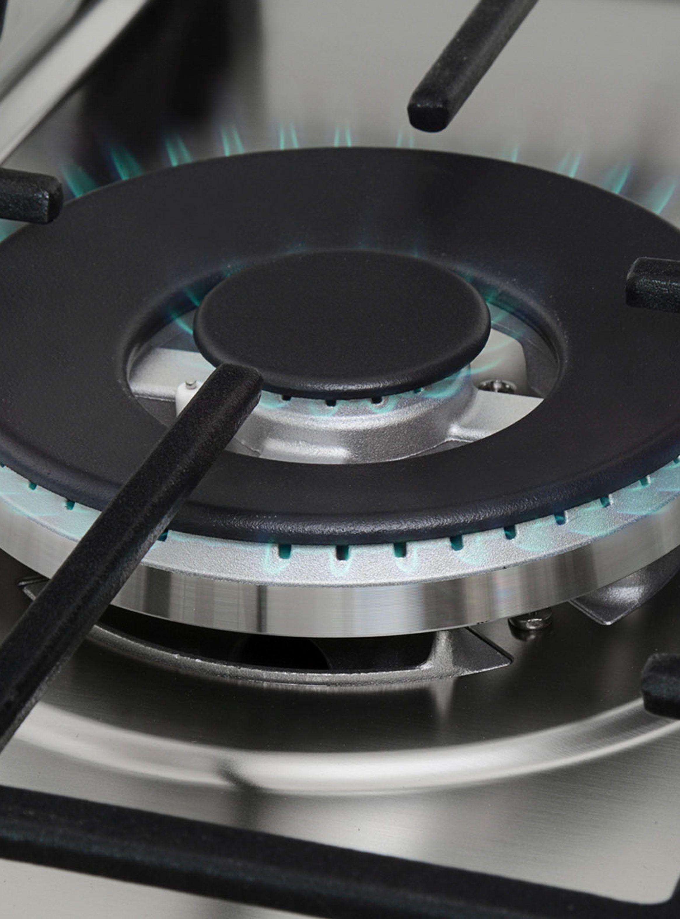 Encimera a Gas 5 Quemadores EX 70.1 5G AI AL DR CI Plata-5