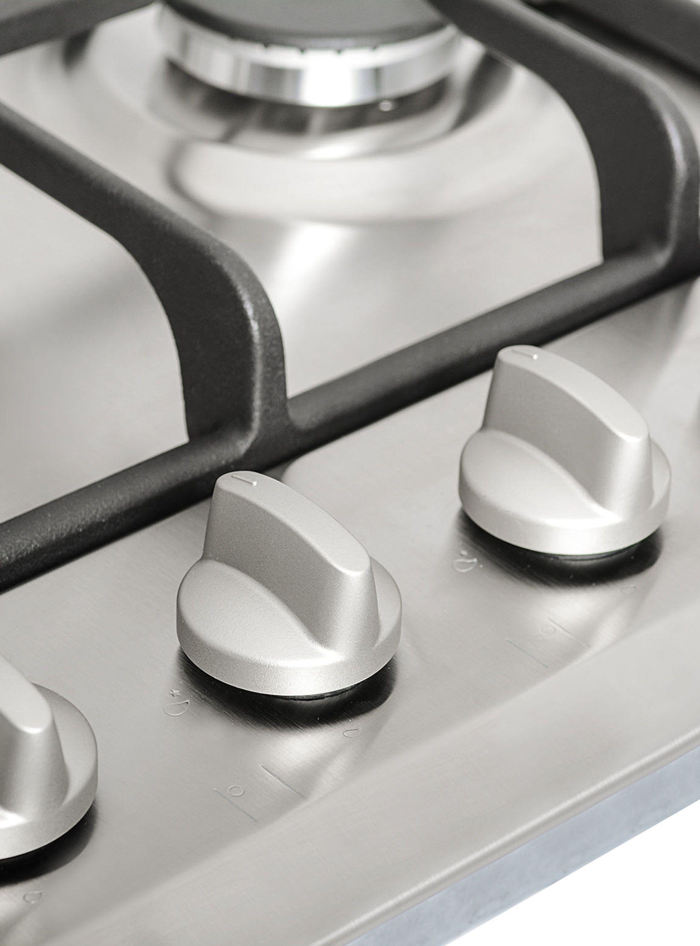 Cocina a Gas Cristal 4 Quemadores HLX 50 4G AI AL CI INOX NAT Plata-5