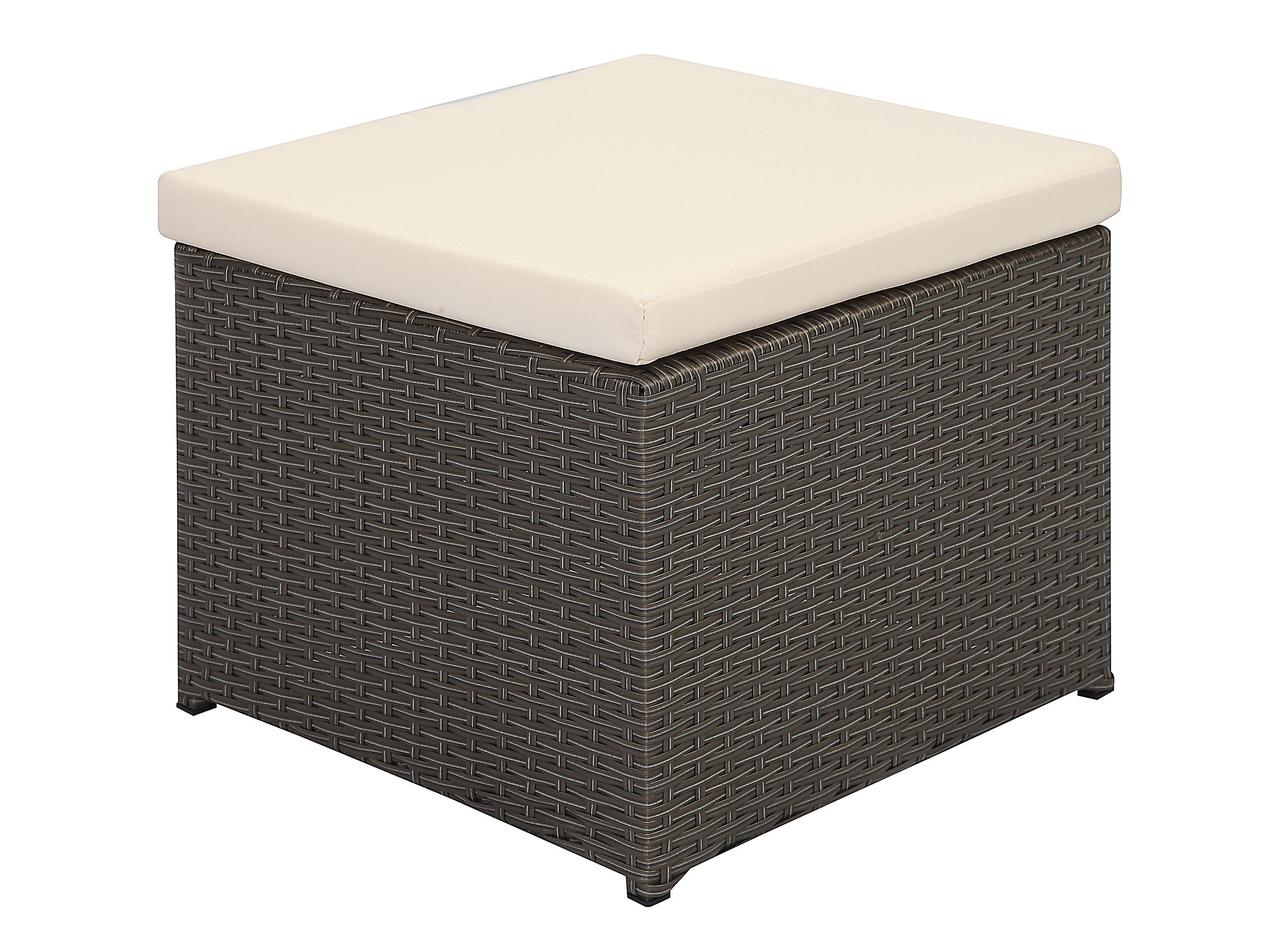 Juego de Comedor Terraza Durban 6 Sillas + 4 Poufs-5