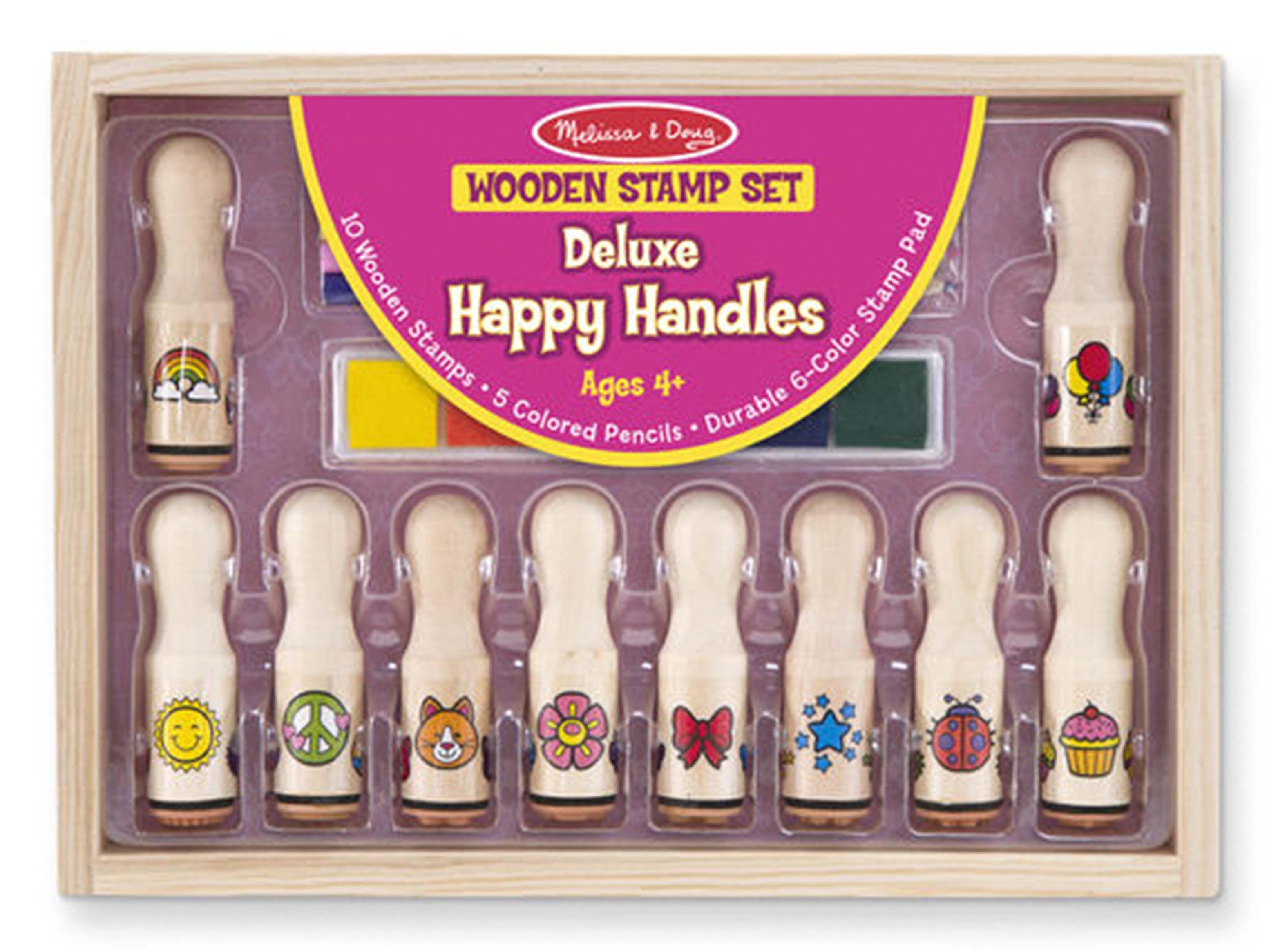 Melissa & Doug Stamps Madera Símbolos Deluxe Caramba-0