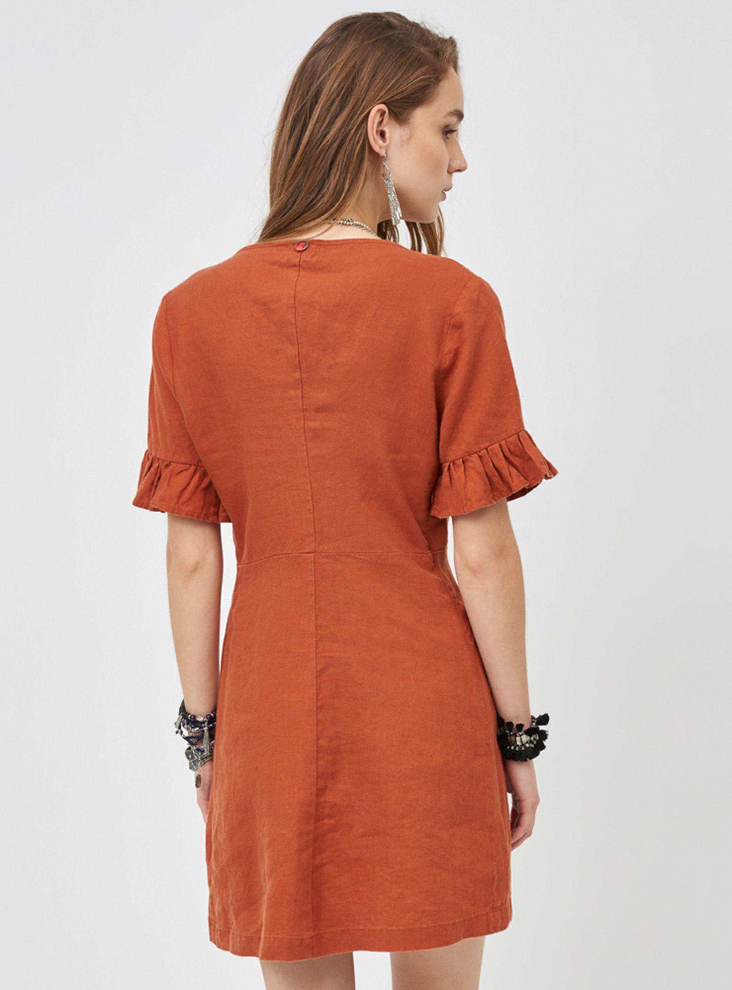 Vestido Corto Manga Vuelo Umbrale-1