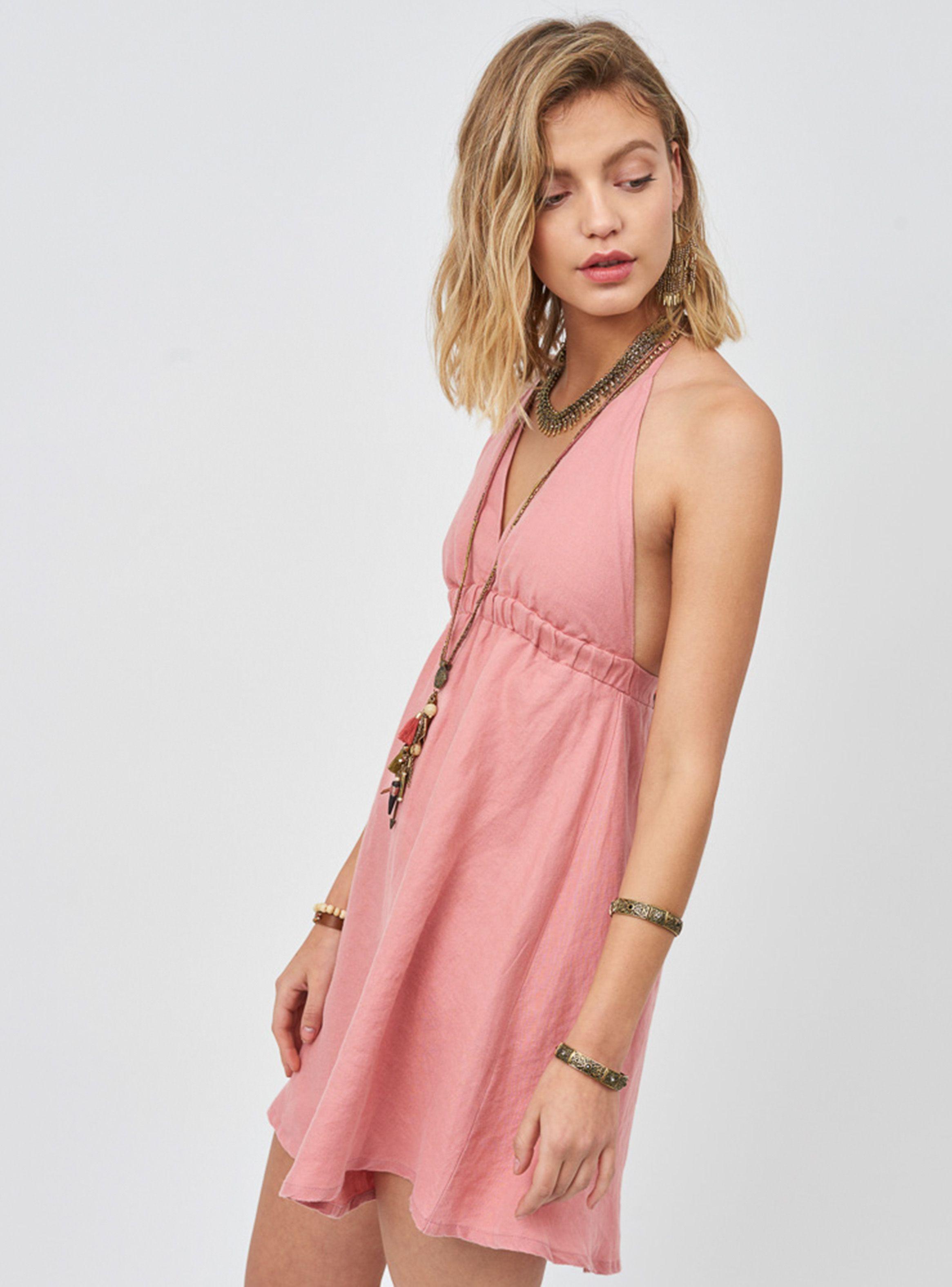 Vestido Corto Lino Umbrale-0