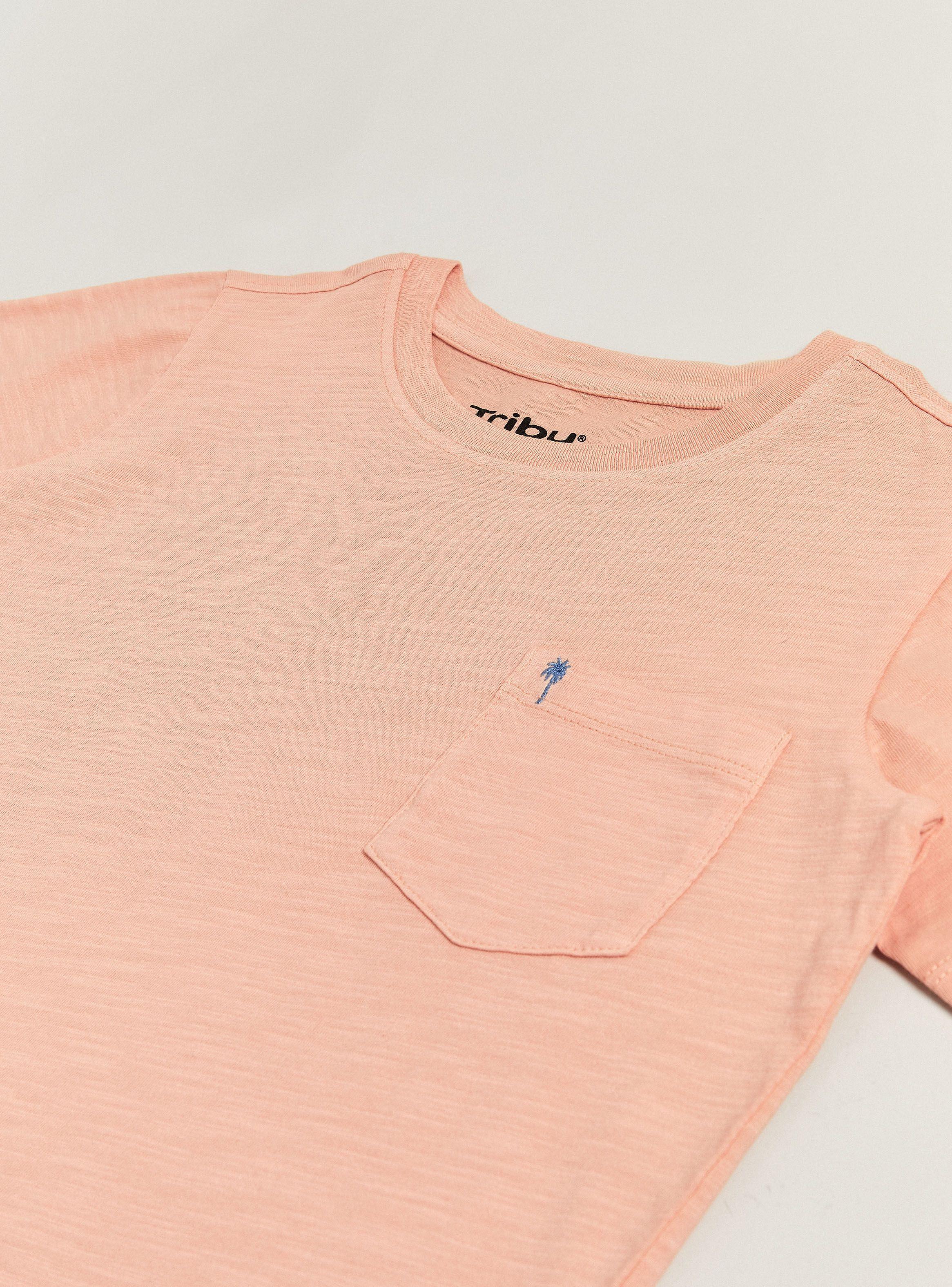 Polera Garment Dye Bolsillo-4