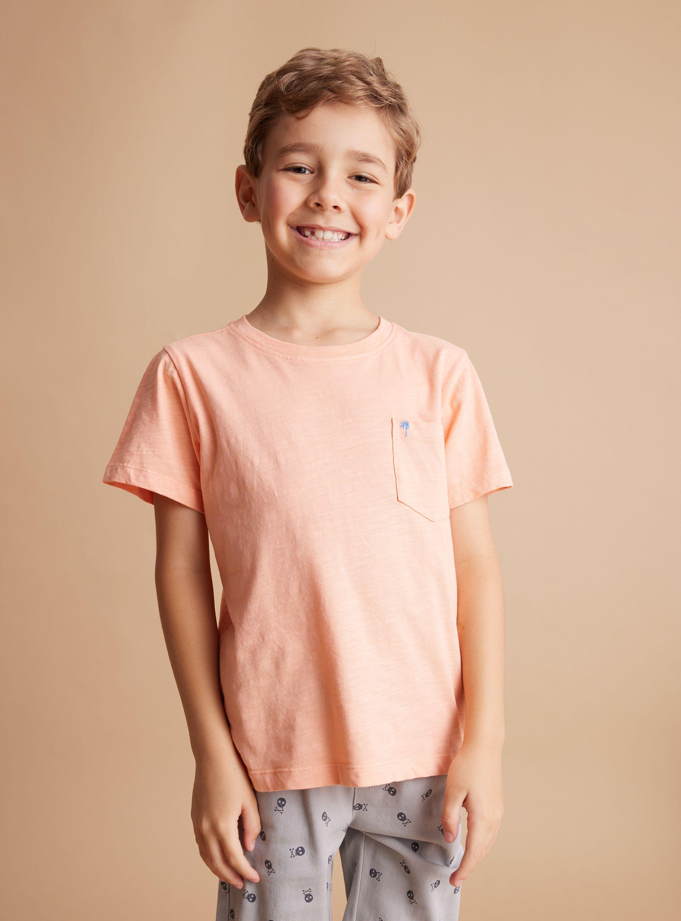 Polera Garment Dye Bolsillo-0