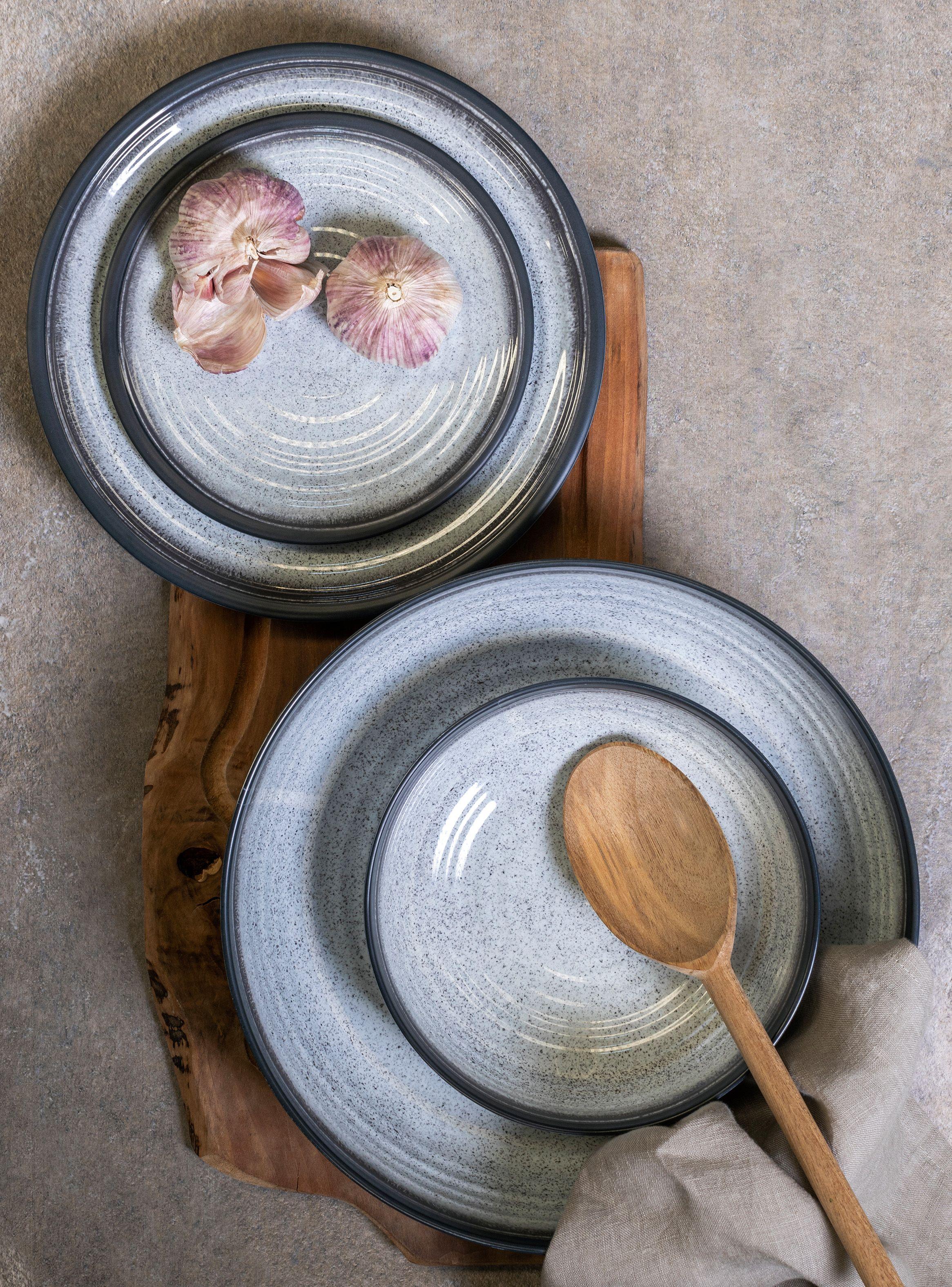 Set 4 Bowls Melamina Stone-5