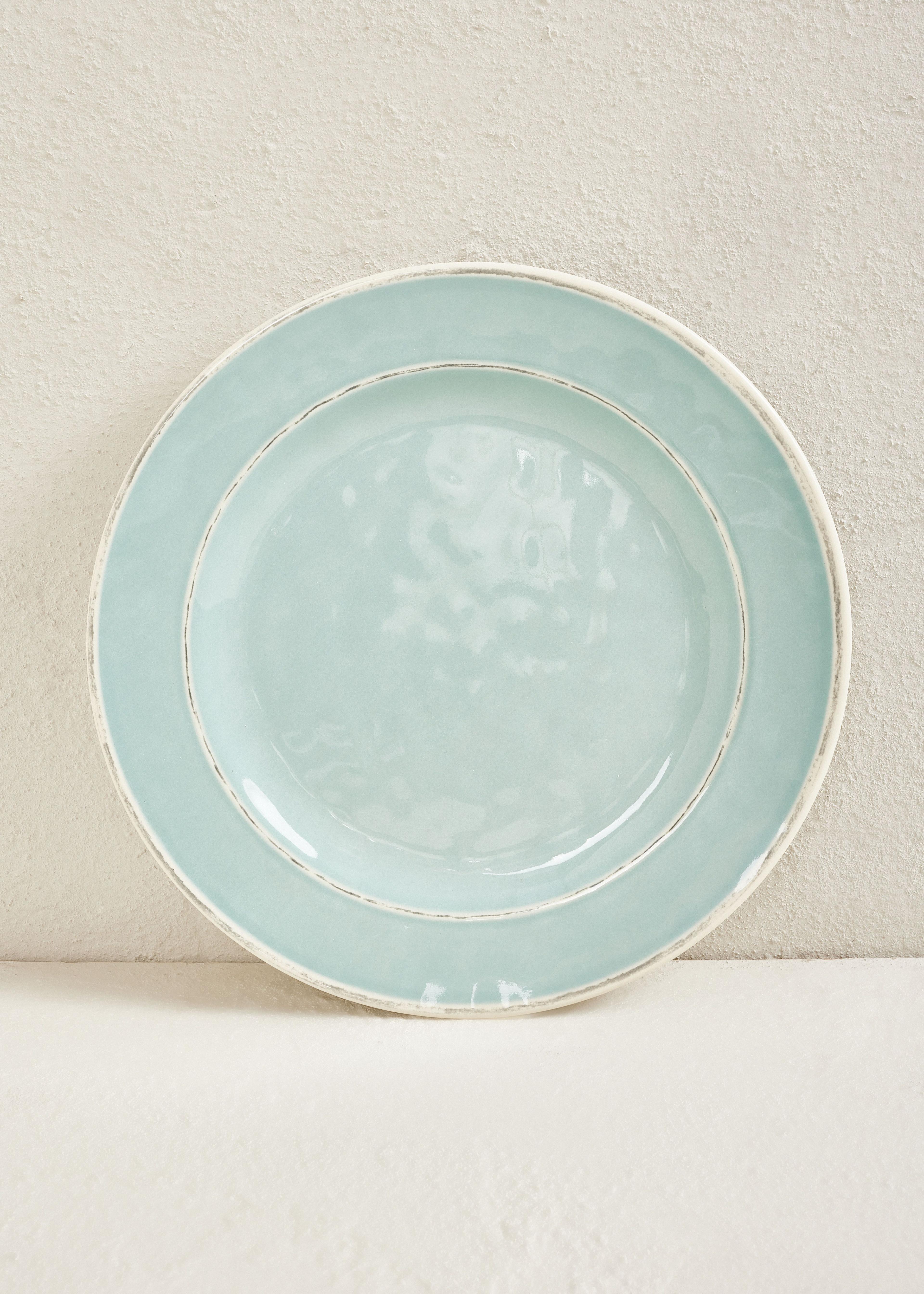 Set 4 Platos 28.2 cm Melamina Aqua-2