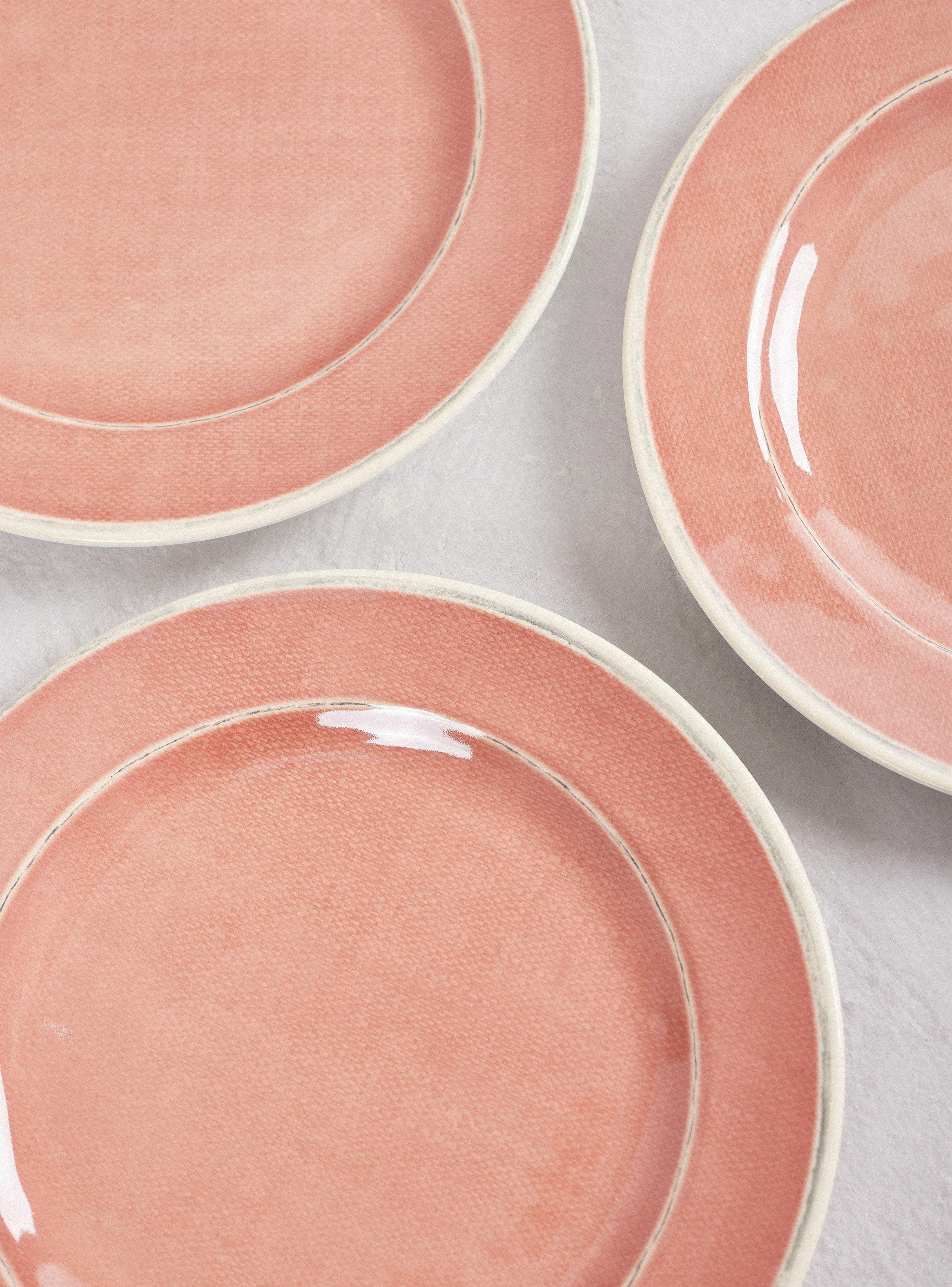 Set 4 Platos Salad Melamina Coral-1
