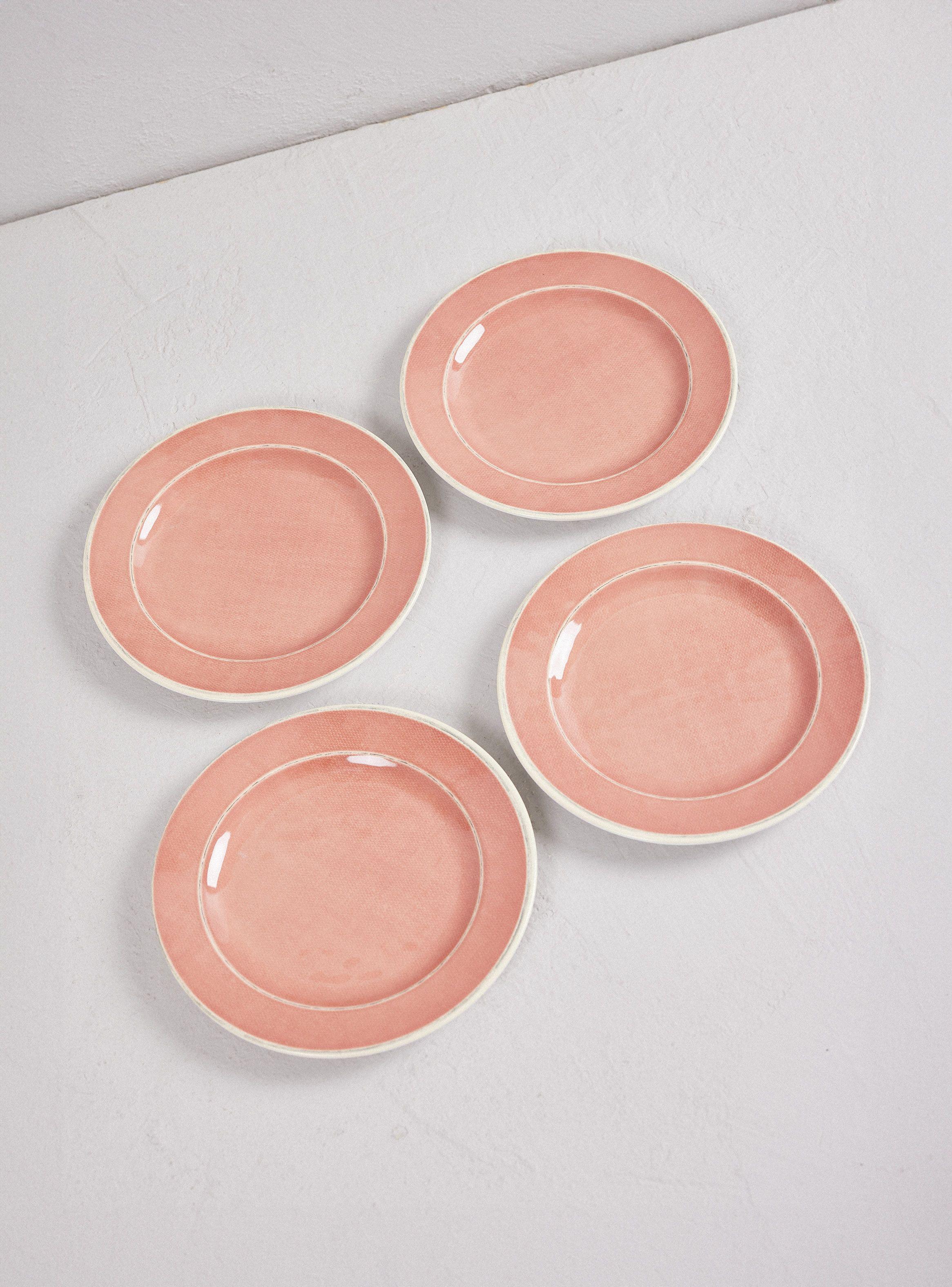 Set 4 Platos Salad Melamina Coral-0