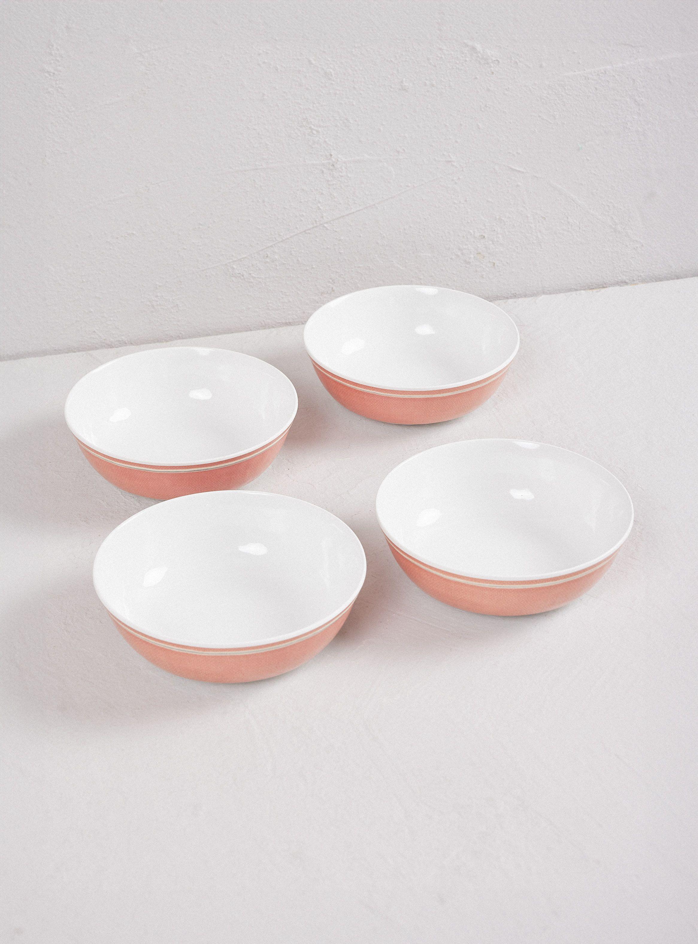 Set 4 Bowls Melamina Coral-0