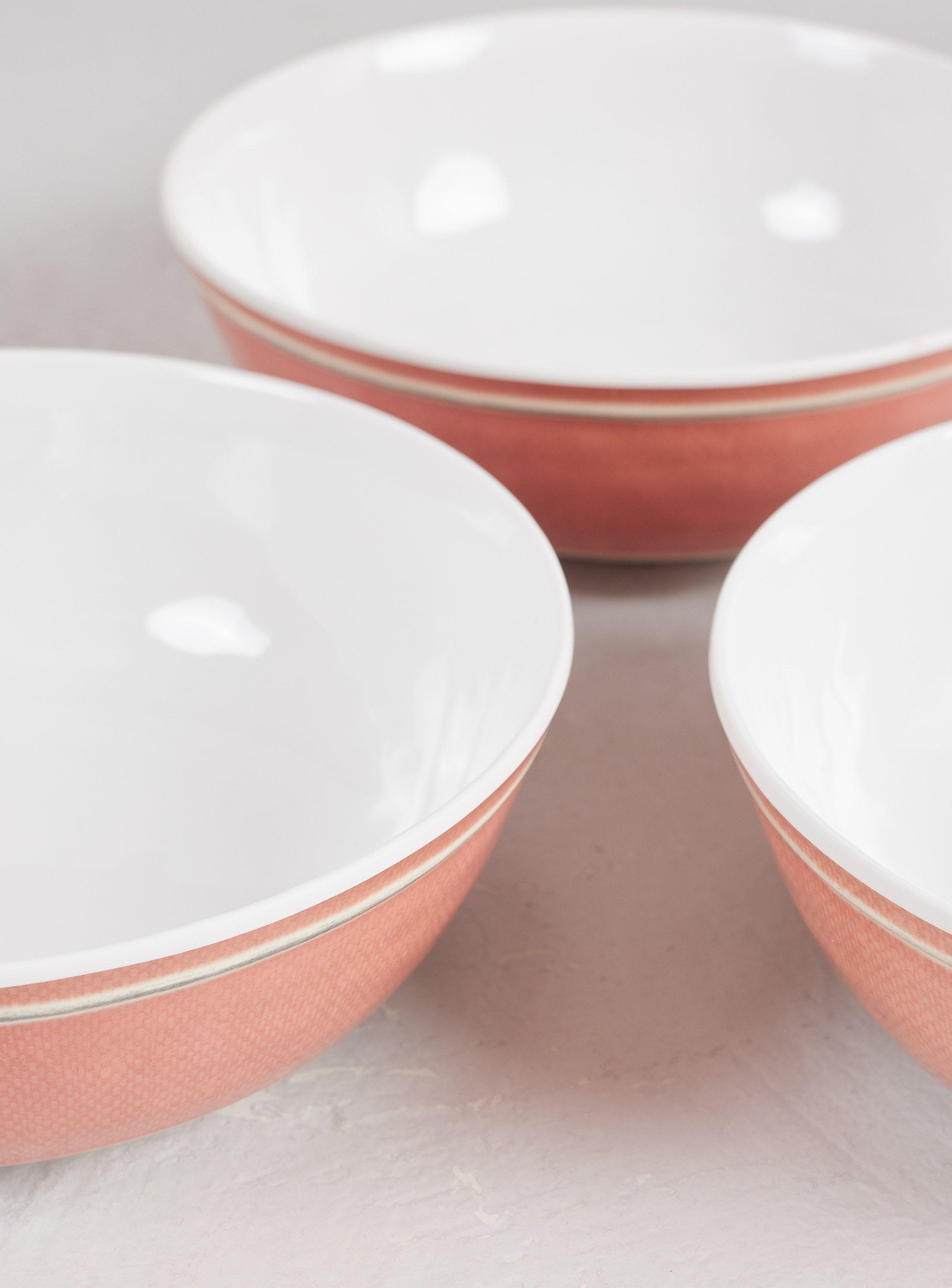 Set 4 Bowls Melamina Coral-1