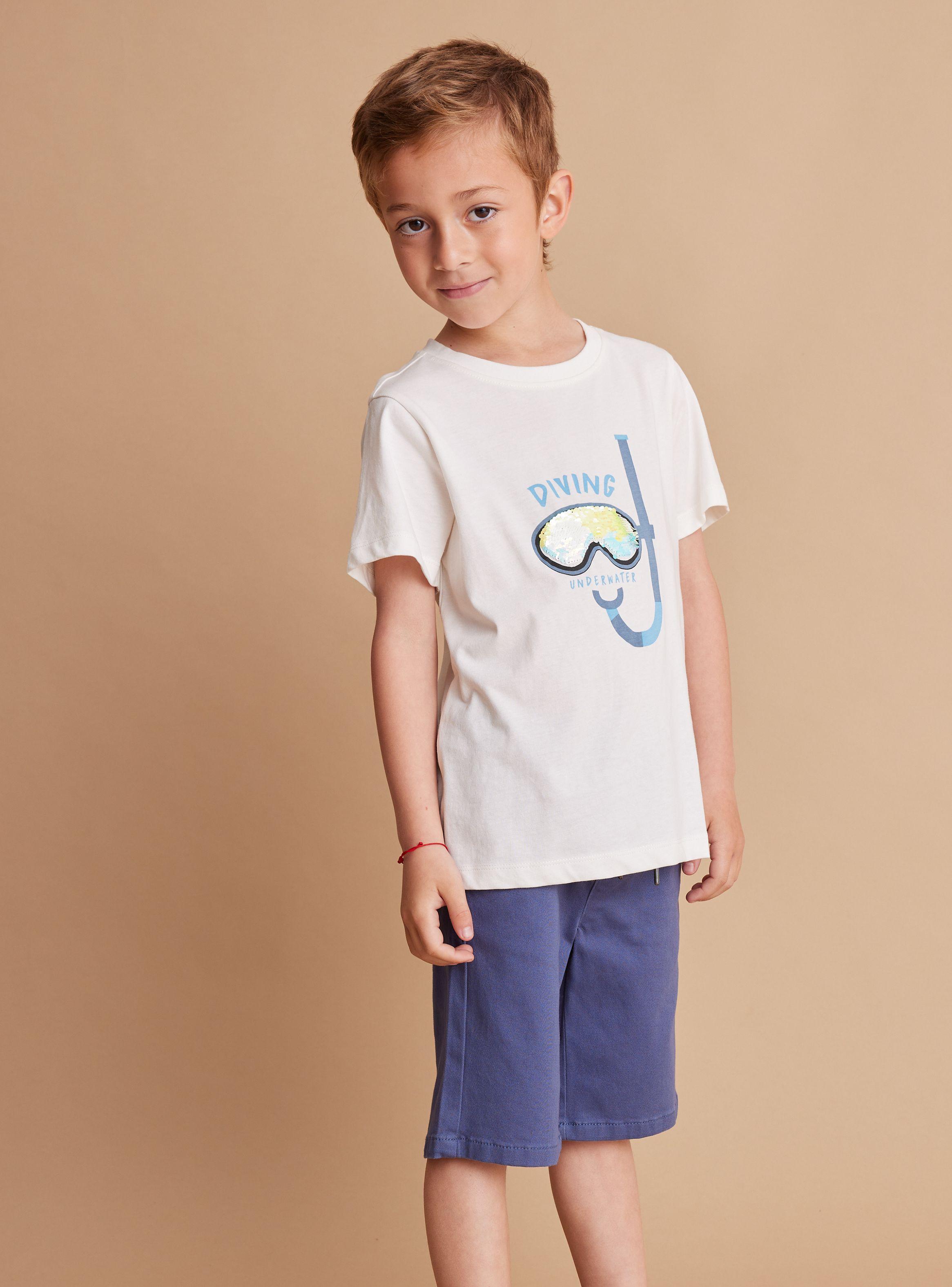Pack Polera Manga Corta Lentejuelas Niño-0