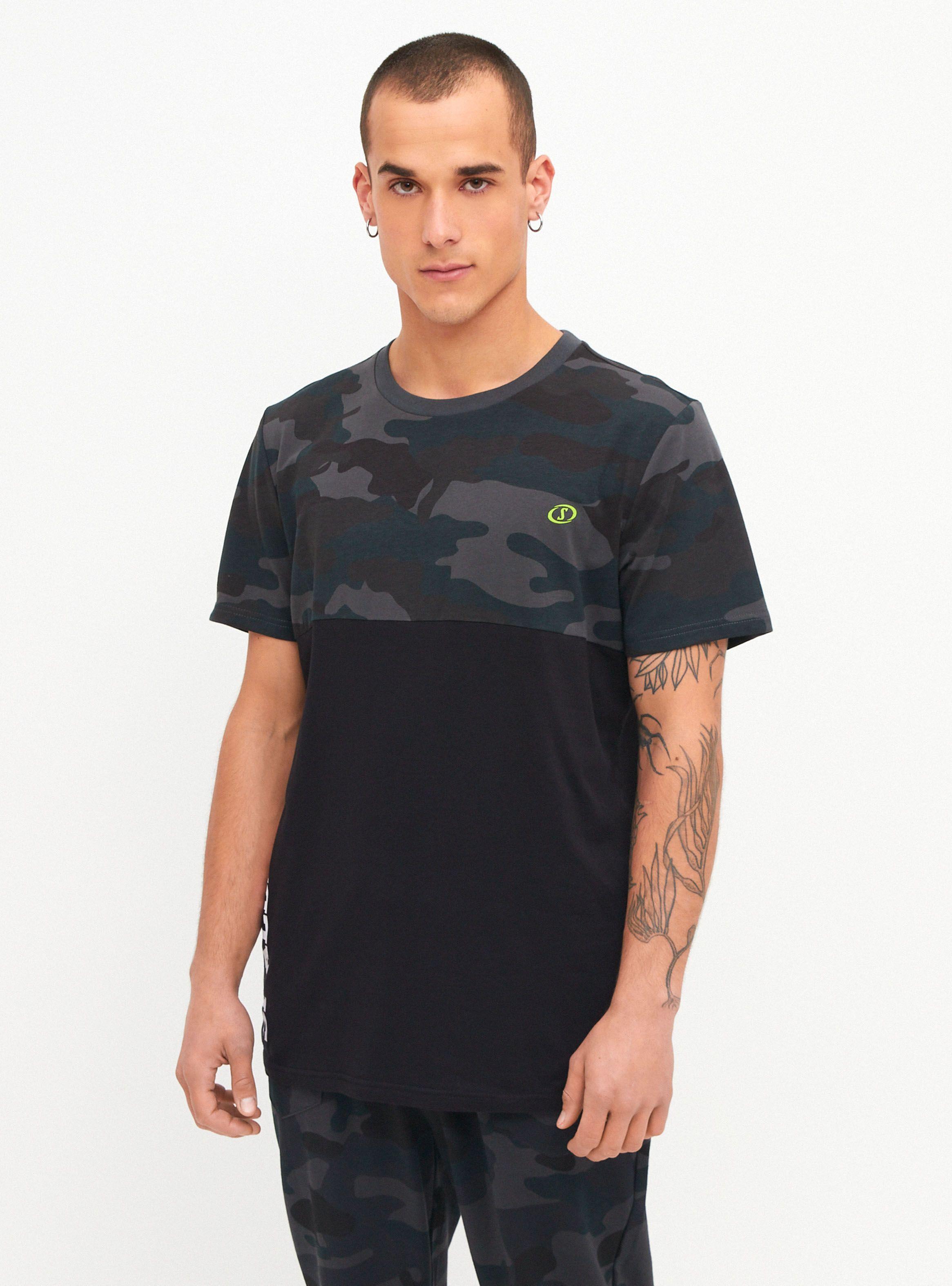 Polera Bloque Color Hombre-0