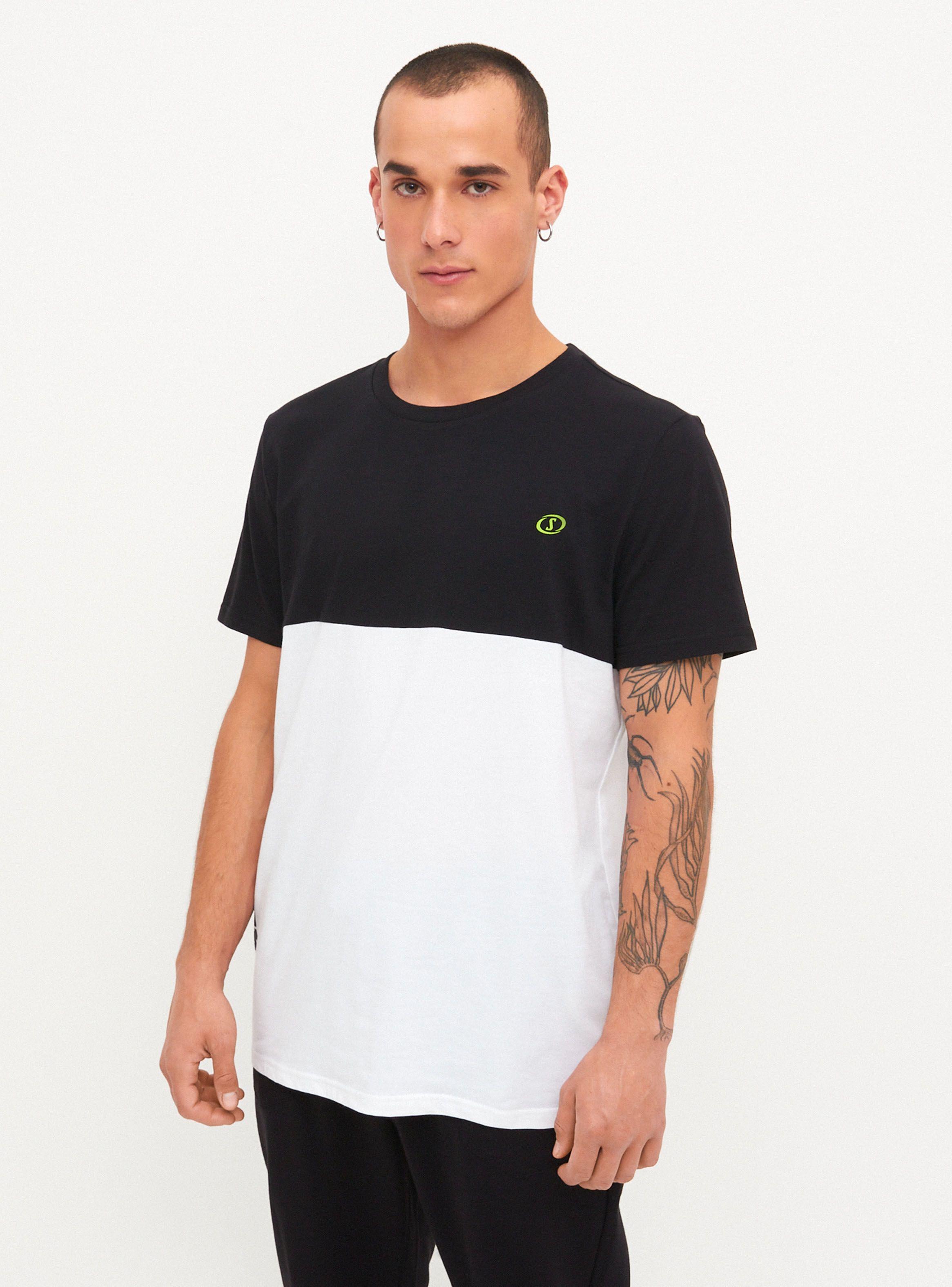 Polera Bloque Color Hombre-0