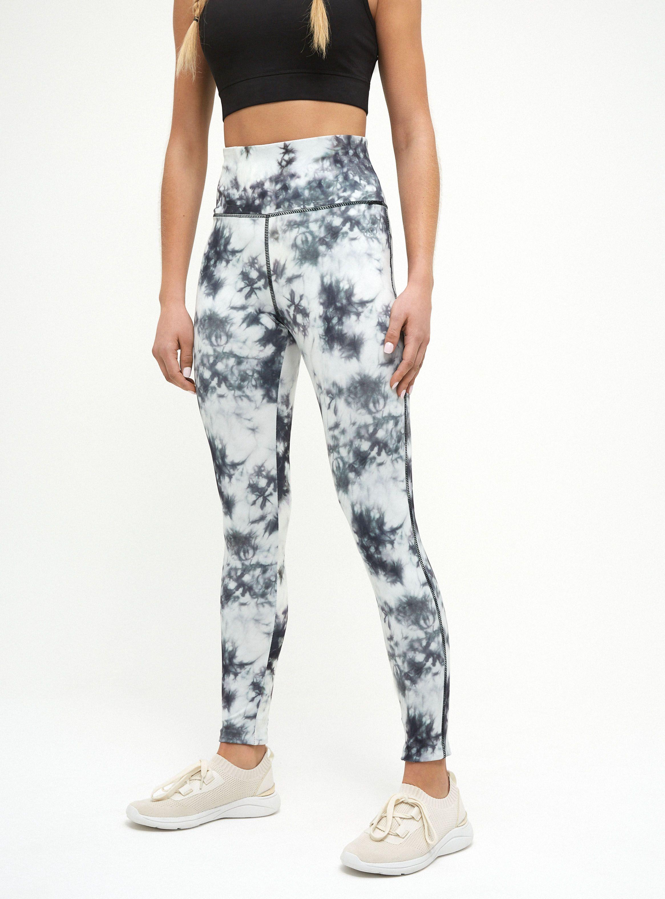Calza Tie Dye Tiro Alto Mujer-0