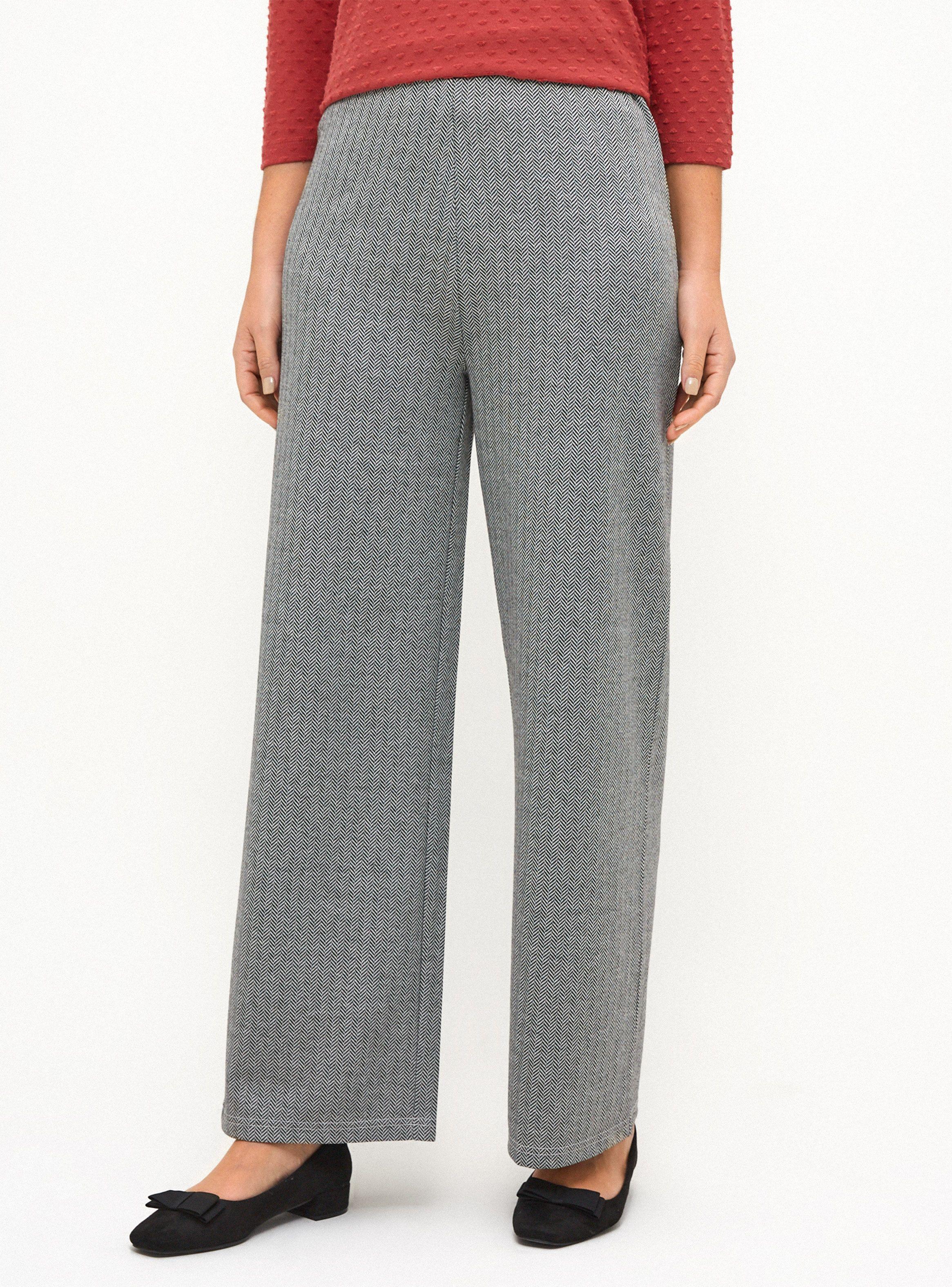 Pantalón Texturado Comfy Palazzo-0