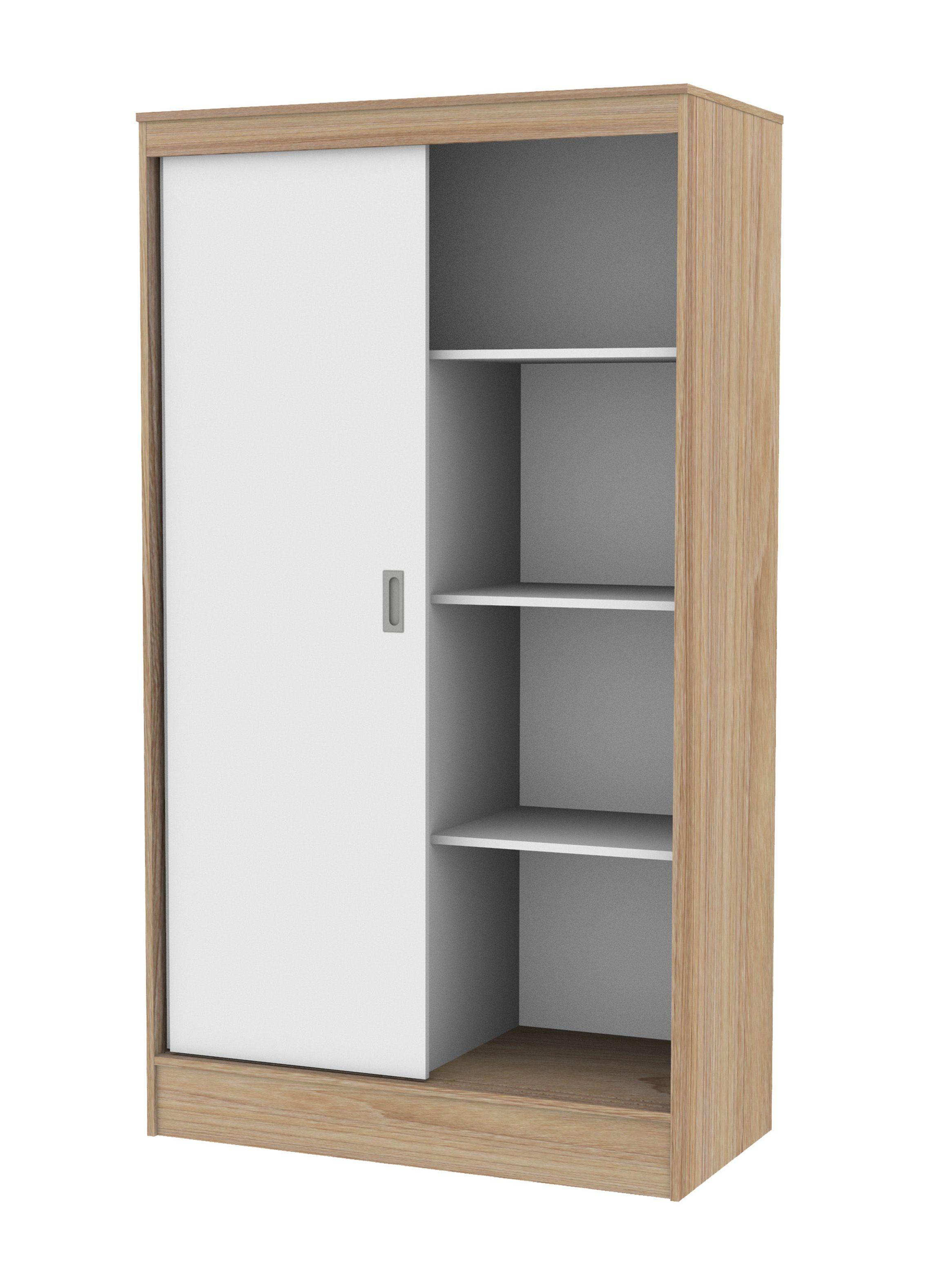 Clóset Caburgua 2 Puertas Corredera Olmo/Blanco-2