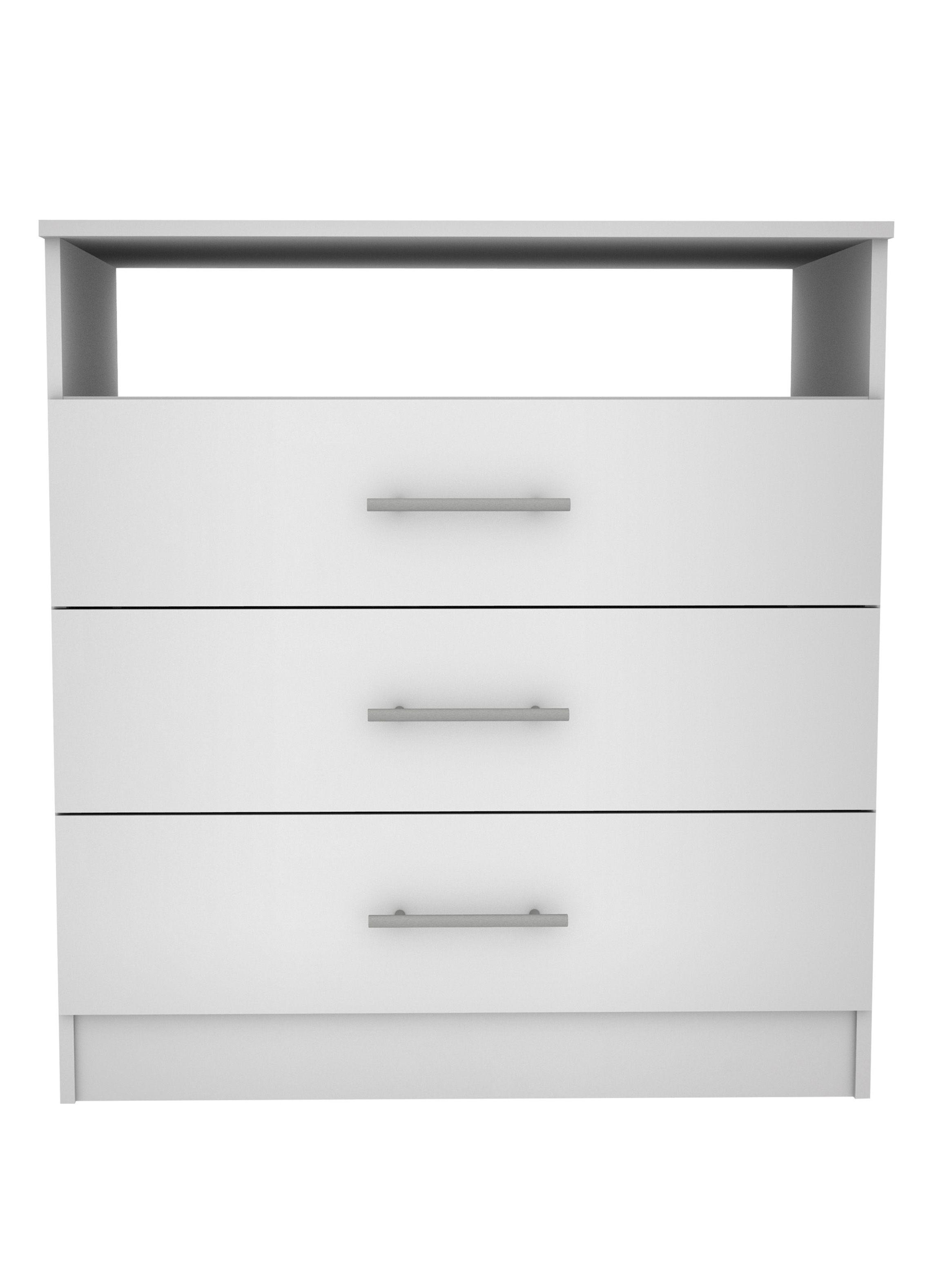 Cómoda 3 Cajones Atria Blanco-0