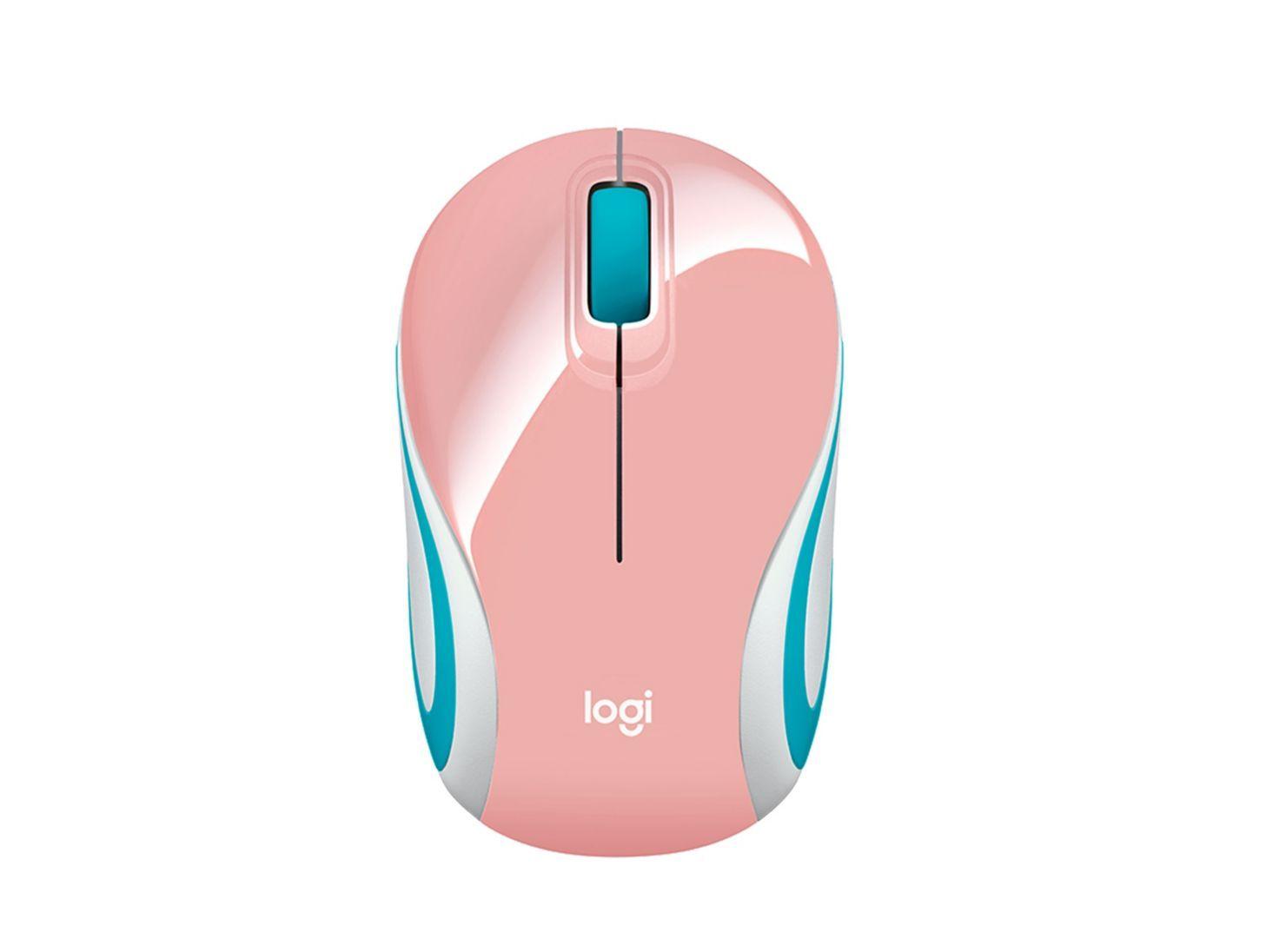 Mouse Logitech M187 Rosado-0