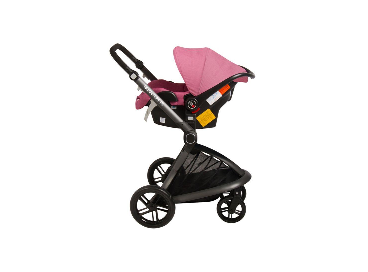 Coche Travel System Quantum Rosado Bebesit-2