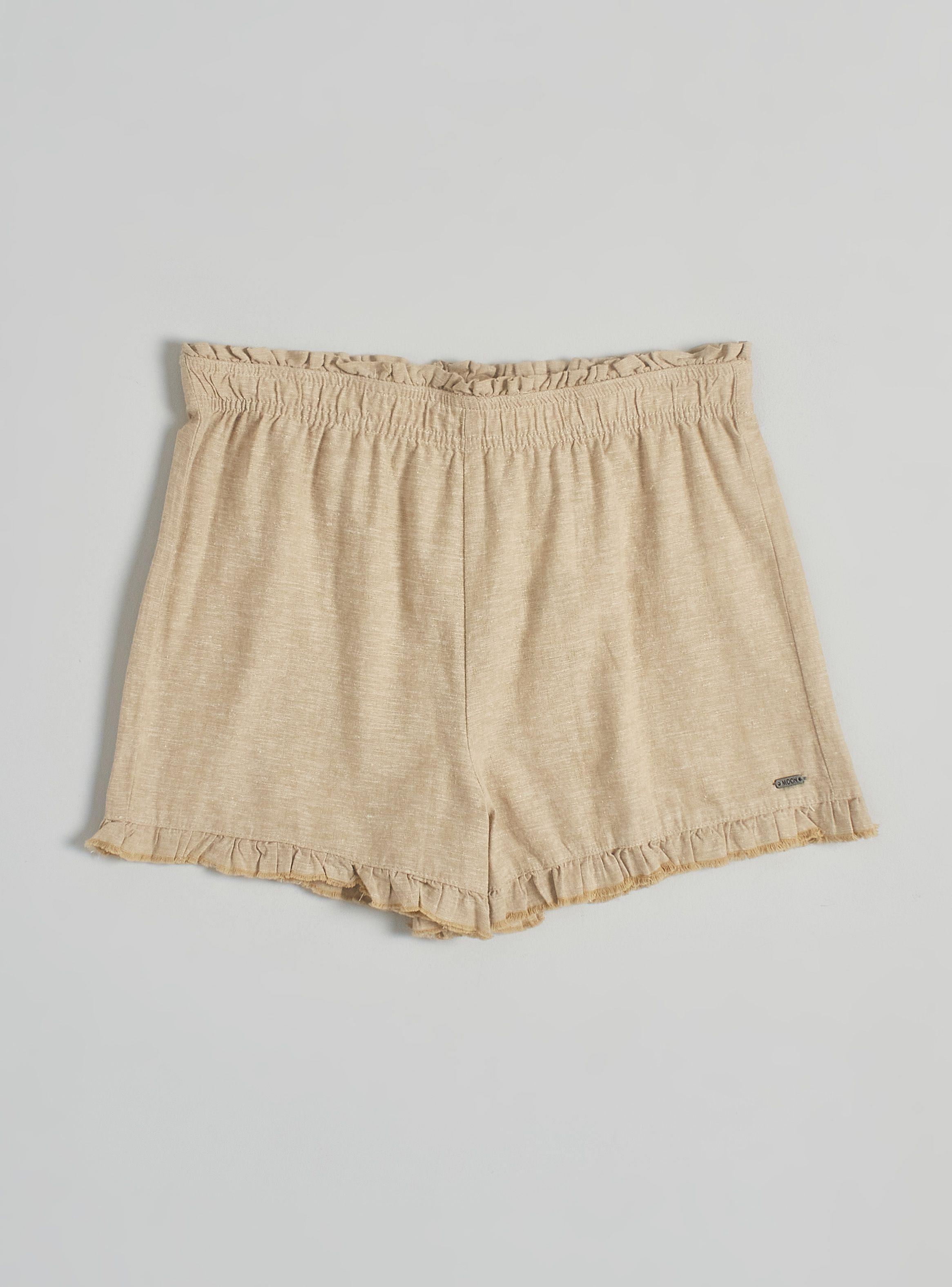 Short Cintura Elasticada con Desgaste en Basta-2