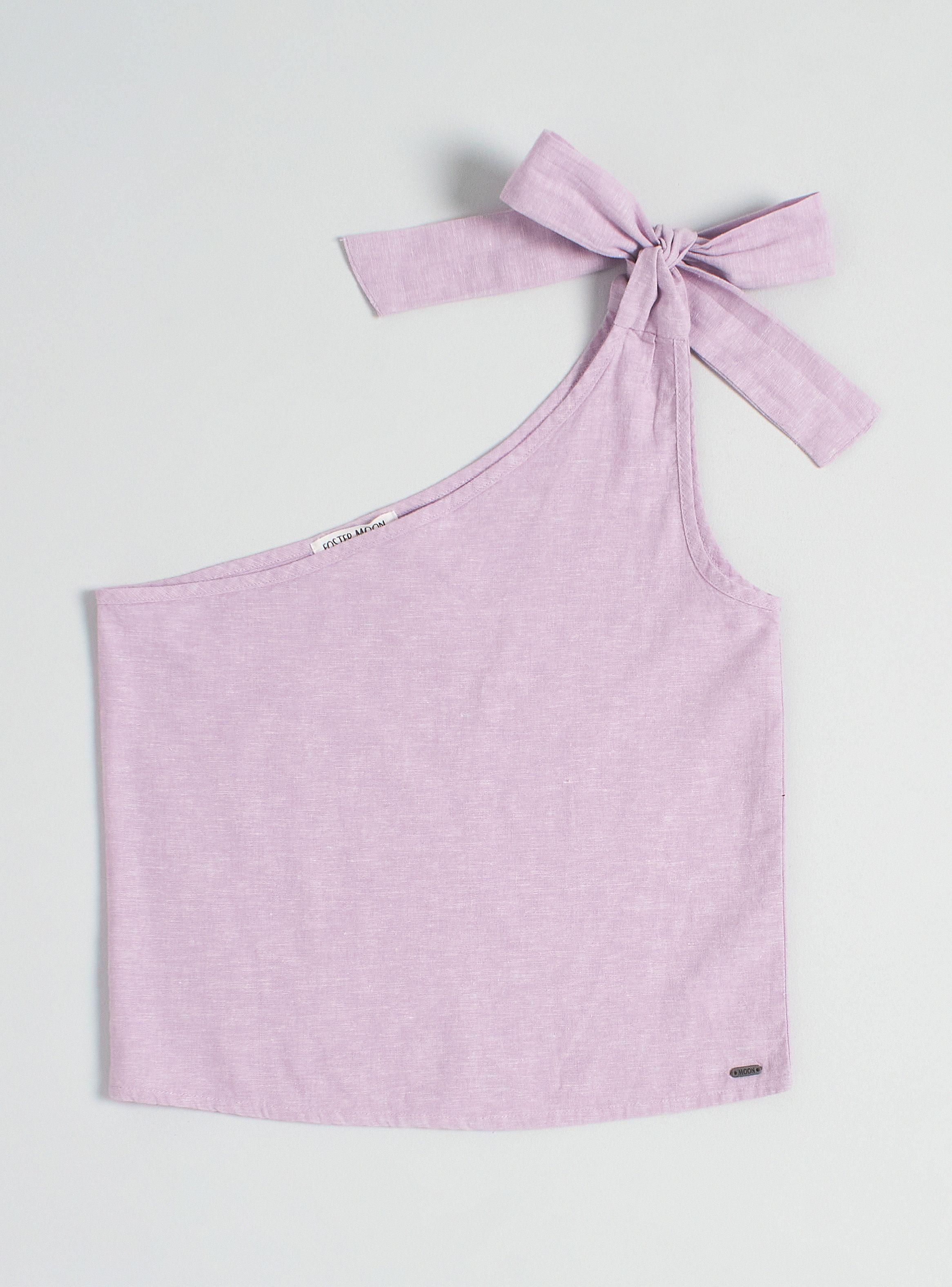 Blusa un Hombro con Amarra-3