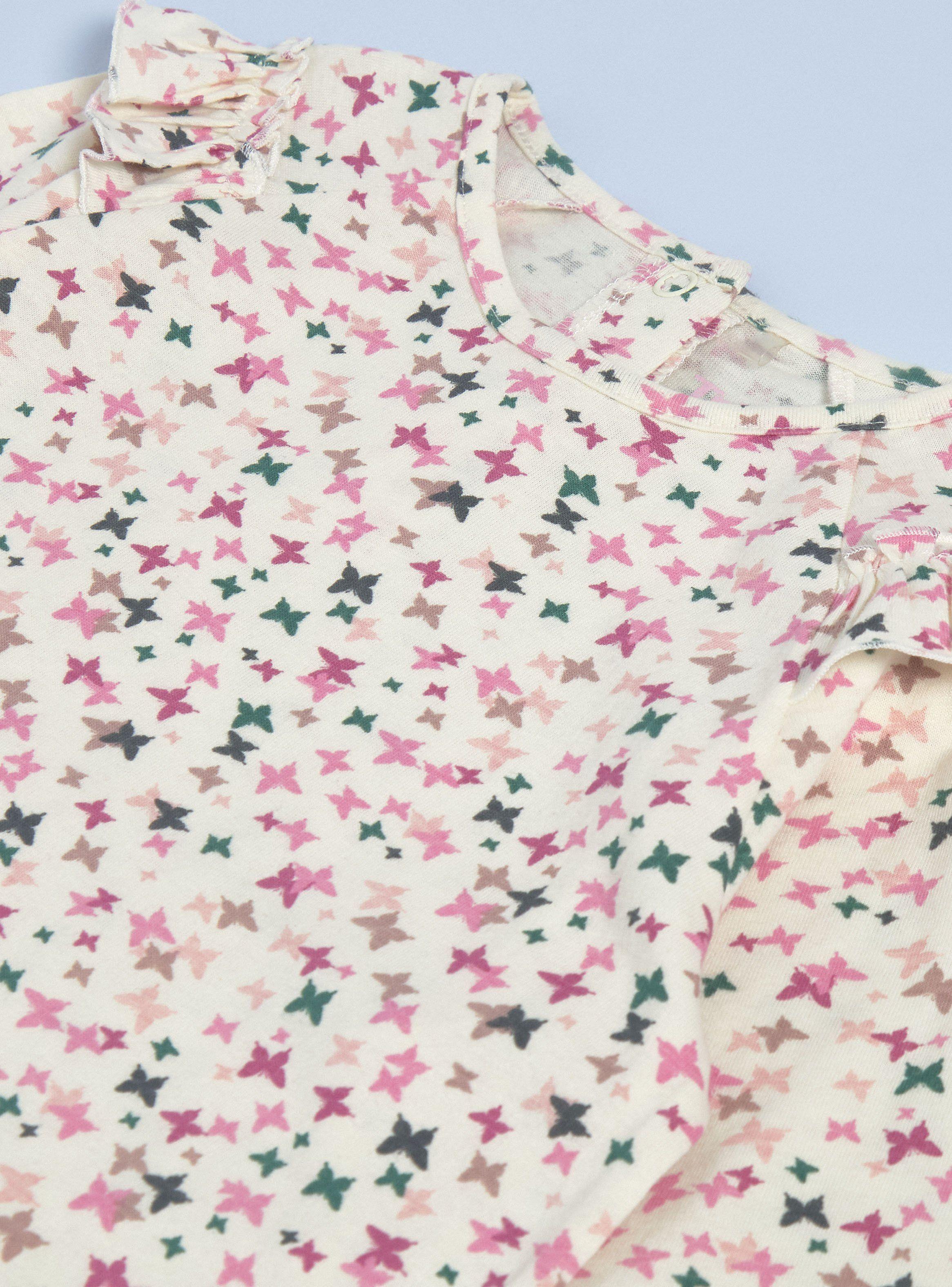 Polera Manga Vuelos Estampada-2