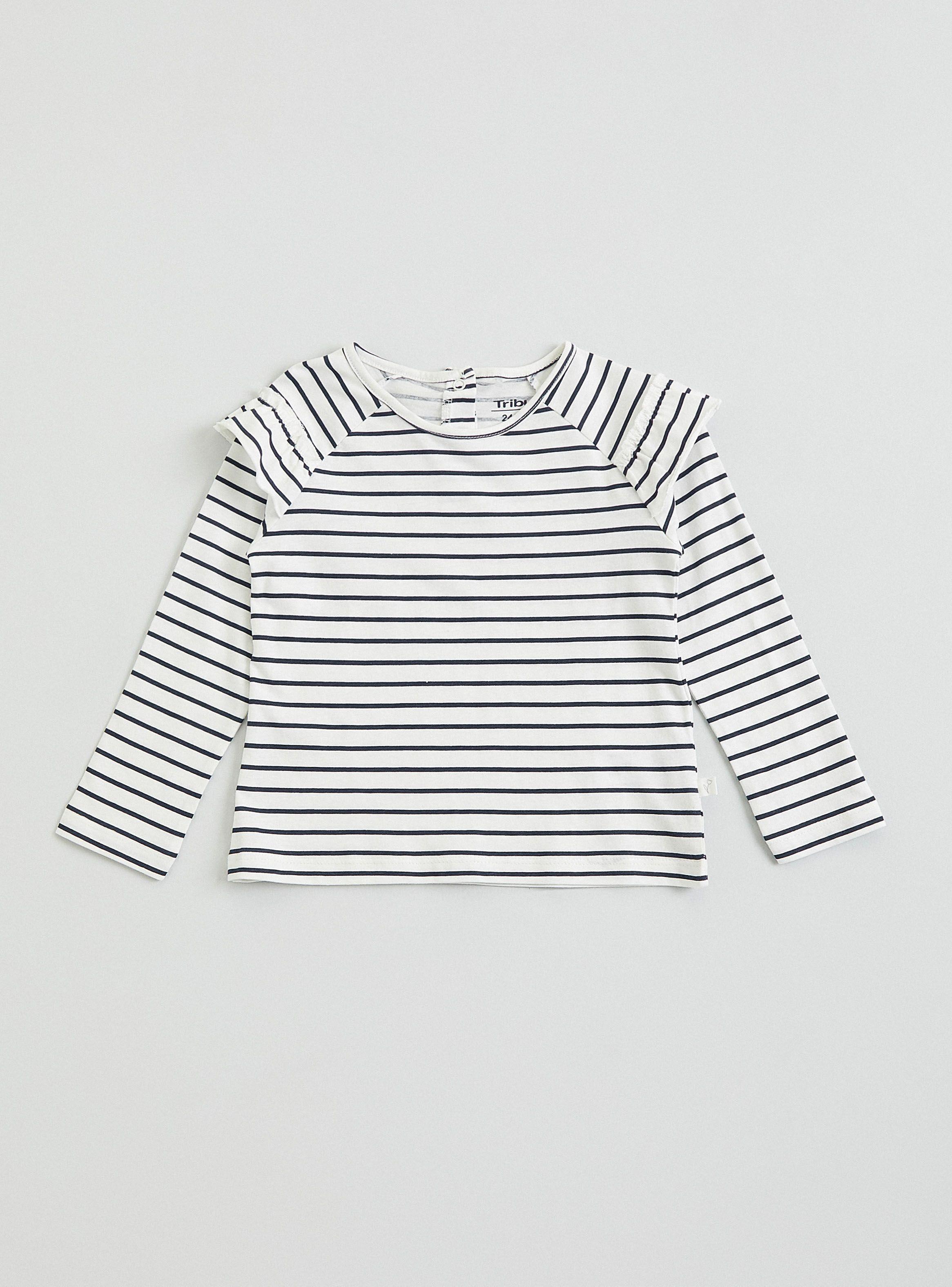 Polera Manga Vuelos Estampada-0
