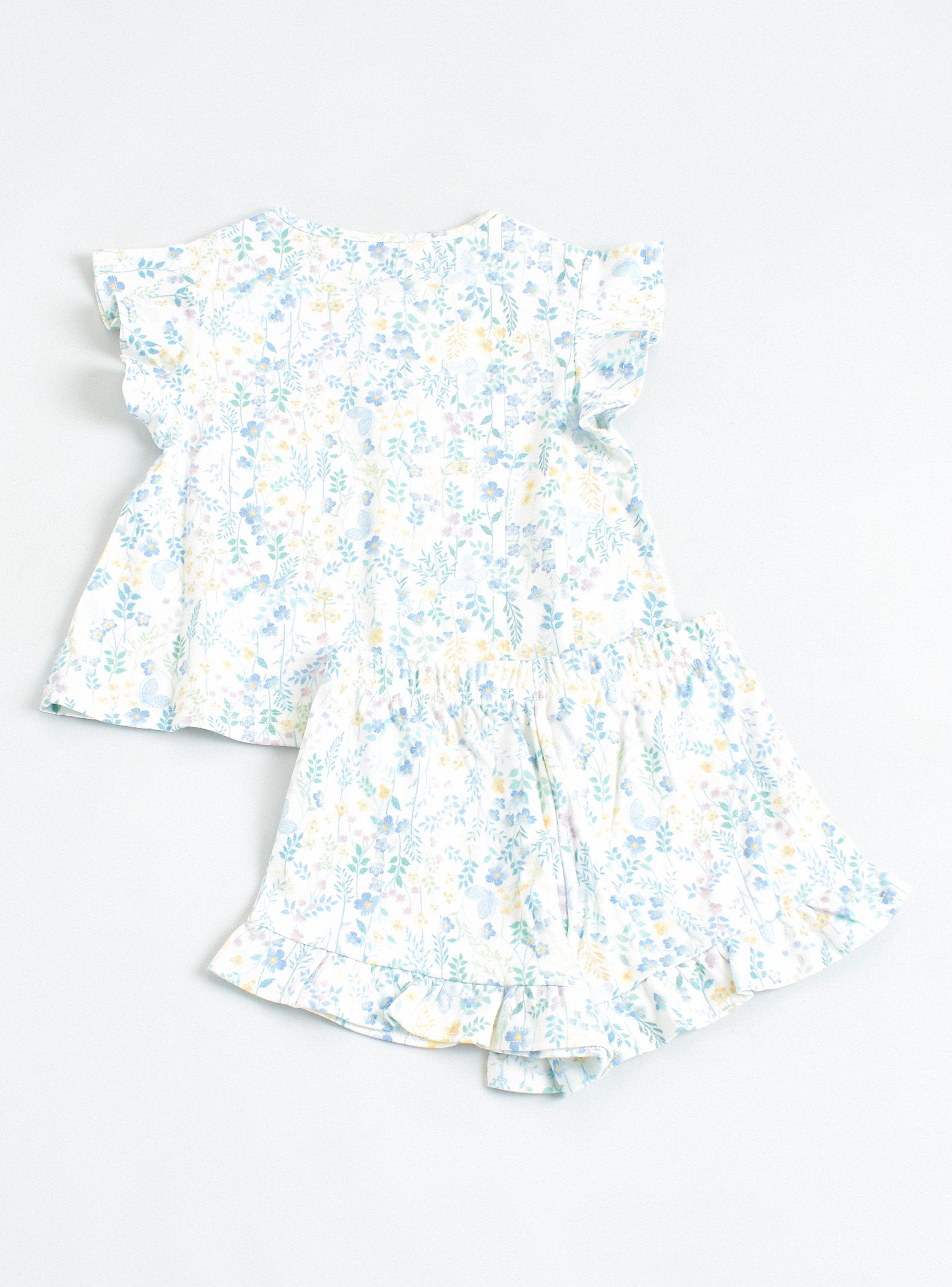 Pijama Polera Manga Corta y Short Niña-1