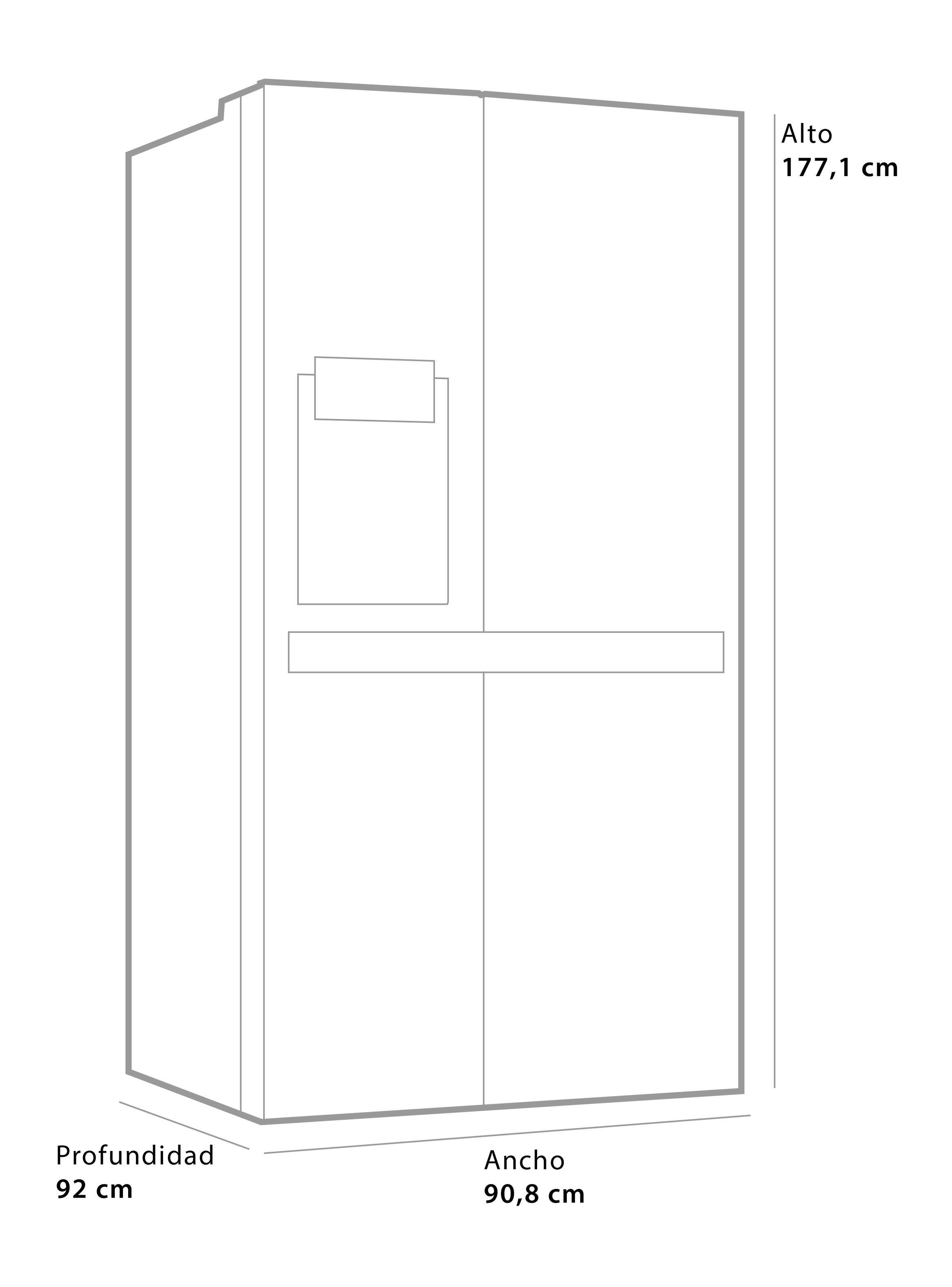 Refrigerador French Door LG No Frost 663L LM78SDSAF-7