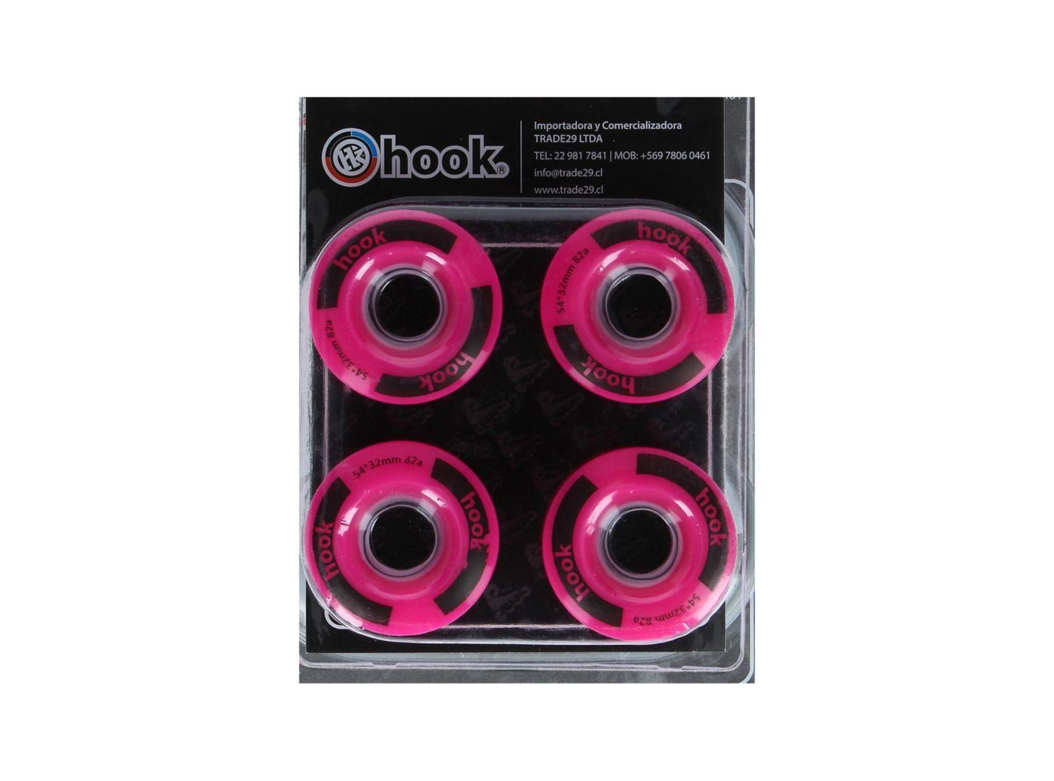 Ruedas Para patin Hook white 54 mm x 32 mm-0